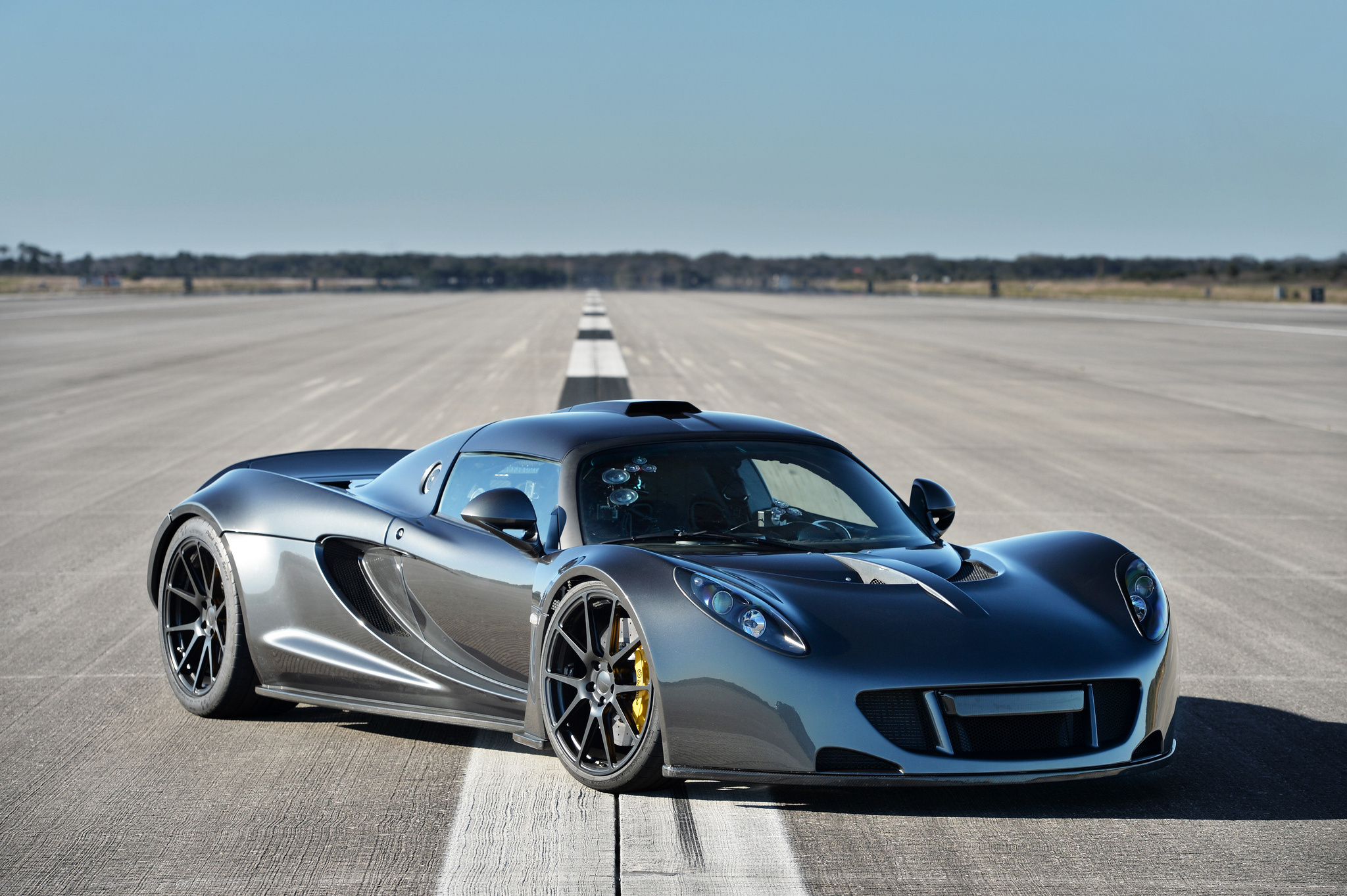 hennessey, vehicles, hennessey venom gt, car, silver car, supercar phone background