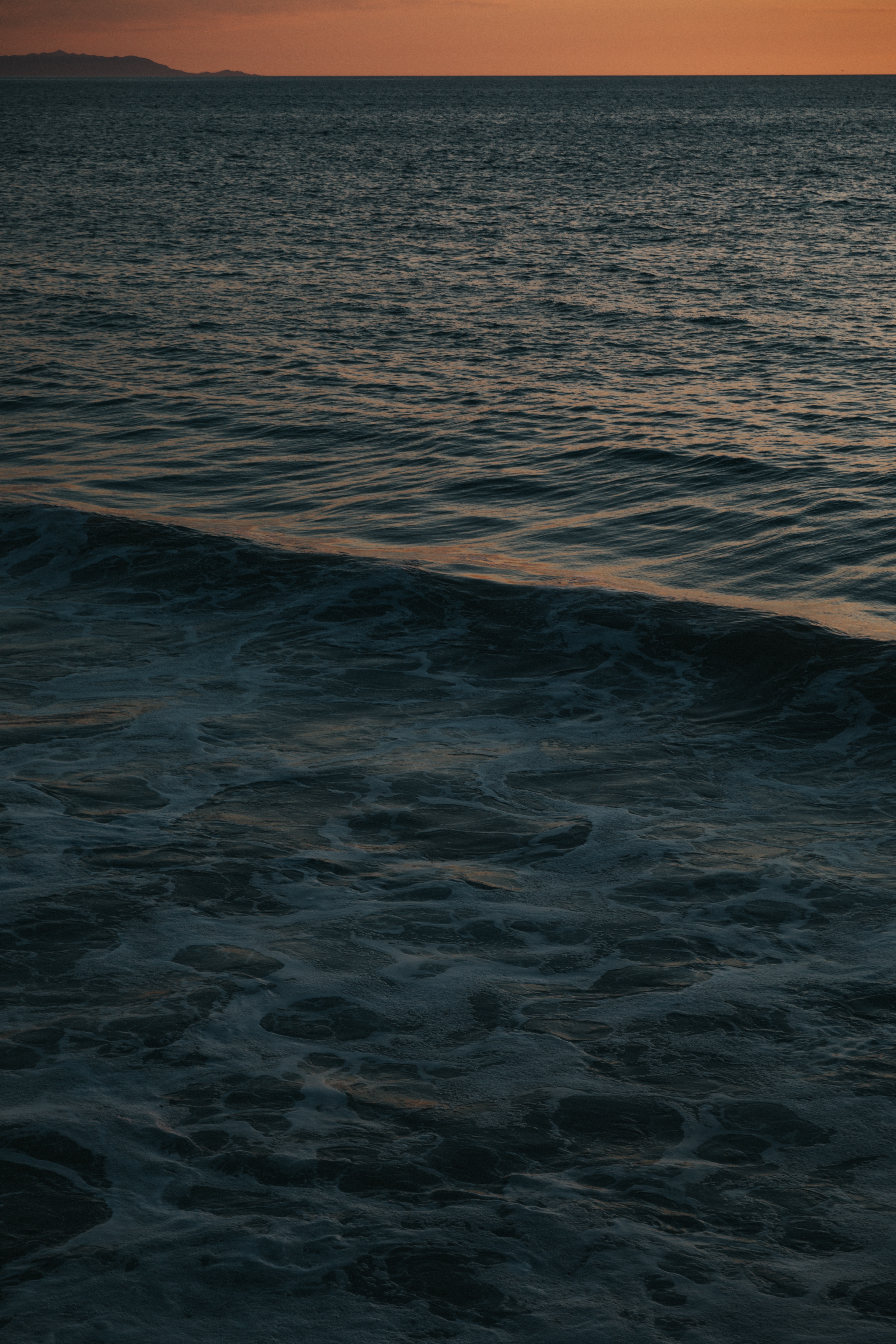 ripple, waves, nature, water, sea, twilight, ripples, dusk HD wallpaper