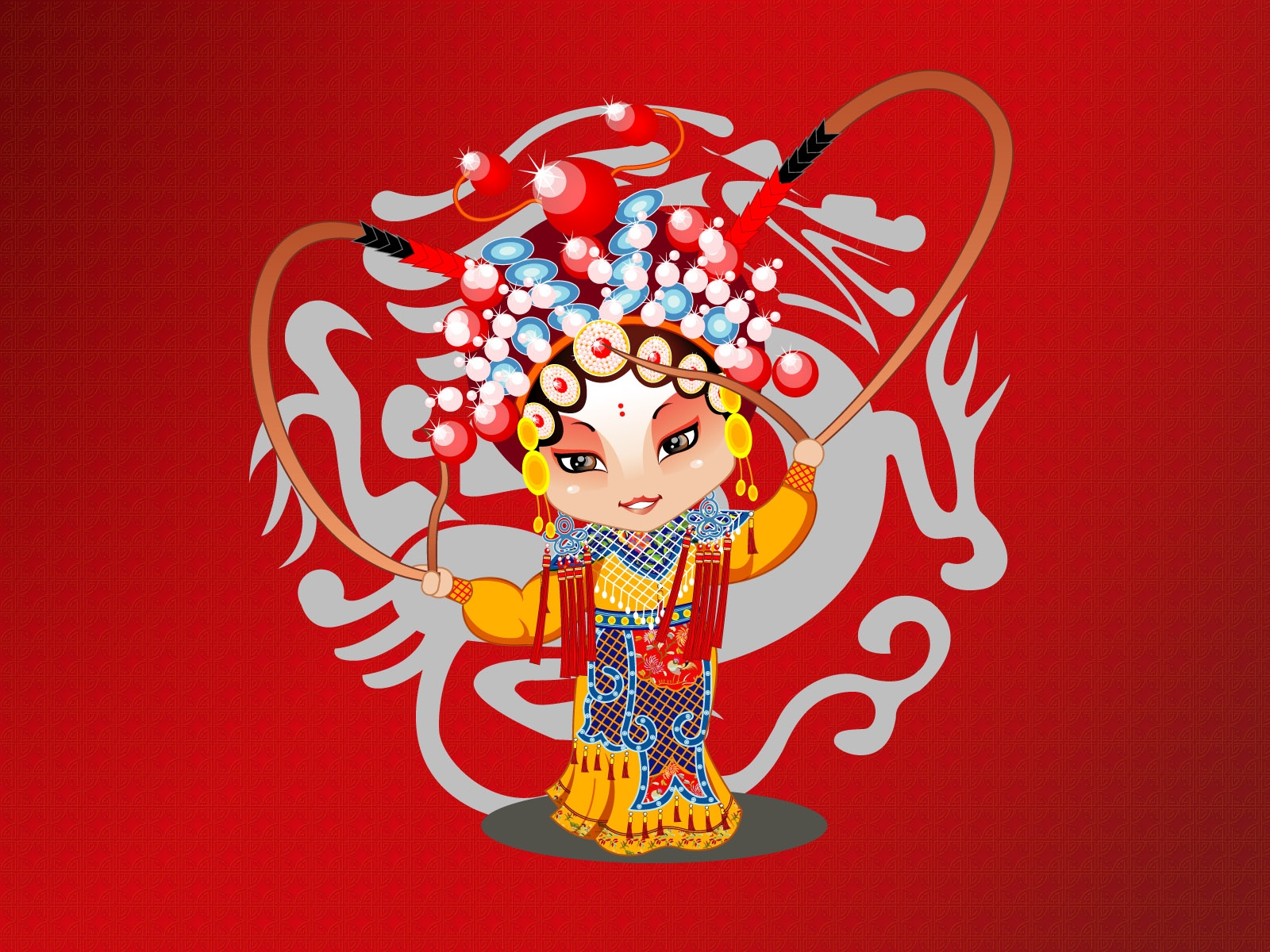 Mobile wallpaper music, beijing opera, asian, oriental