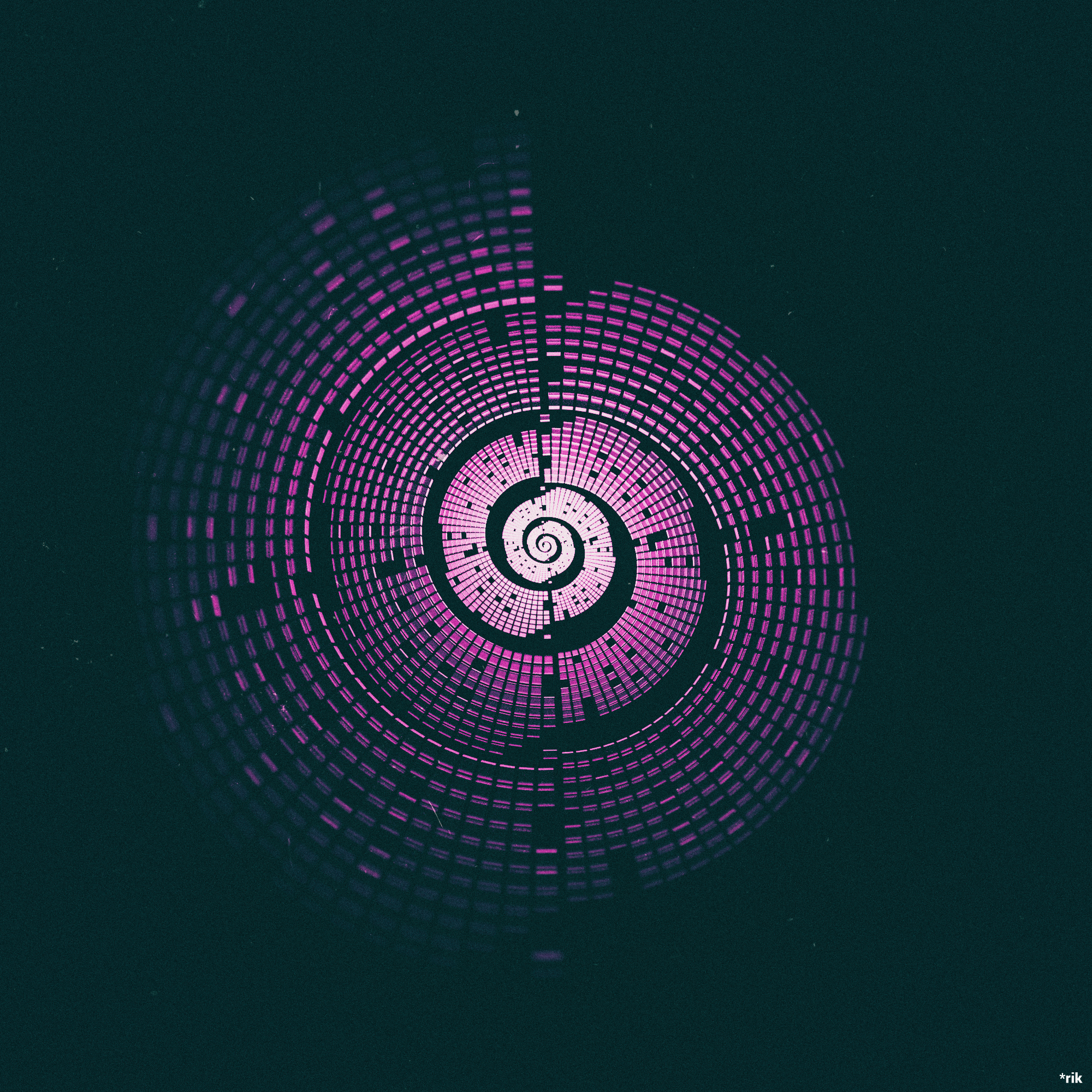 violet, abstract, fractal, purple, spiral FHD, 4K, UHD