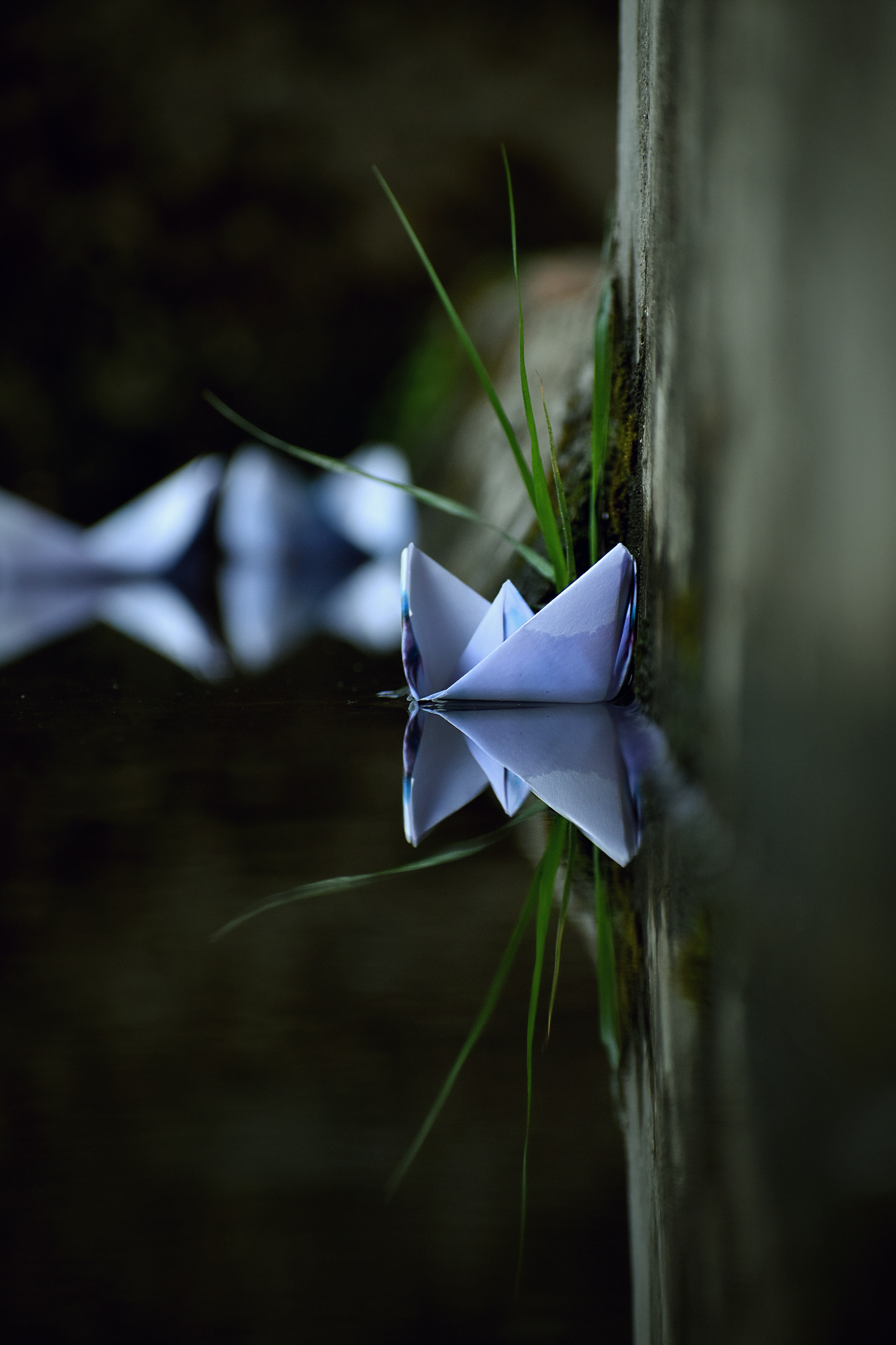 origami, paper, water, miscellanea, miscellaneous, ship, nautilus QHD