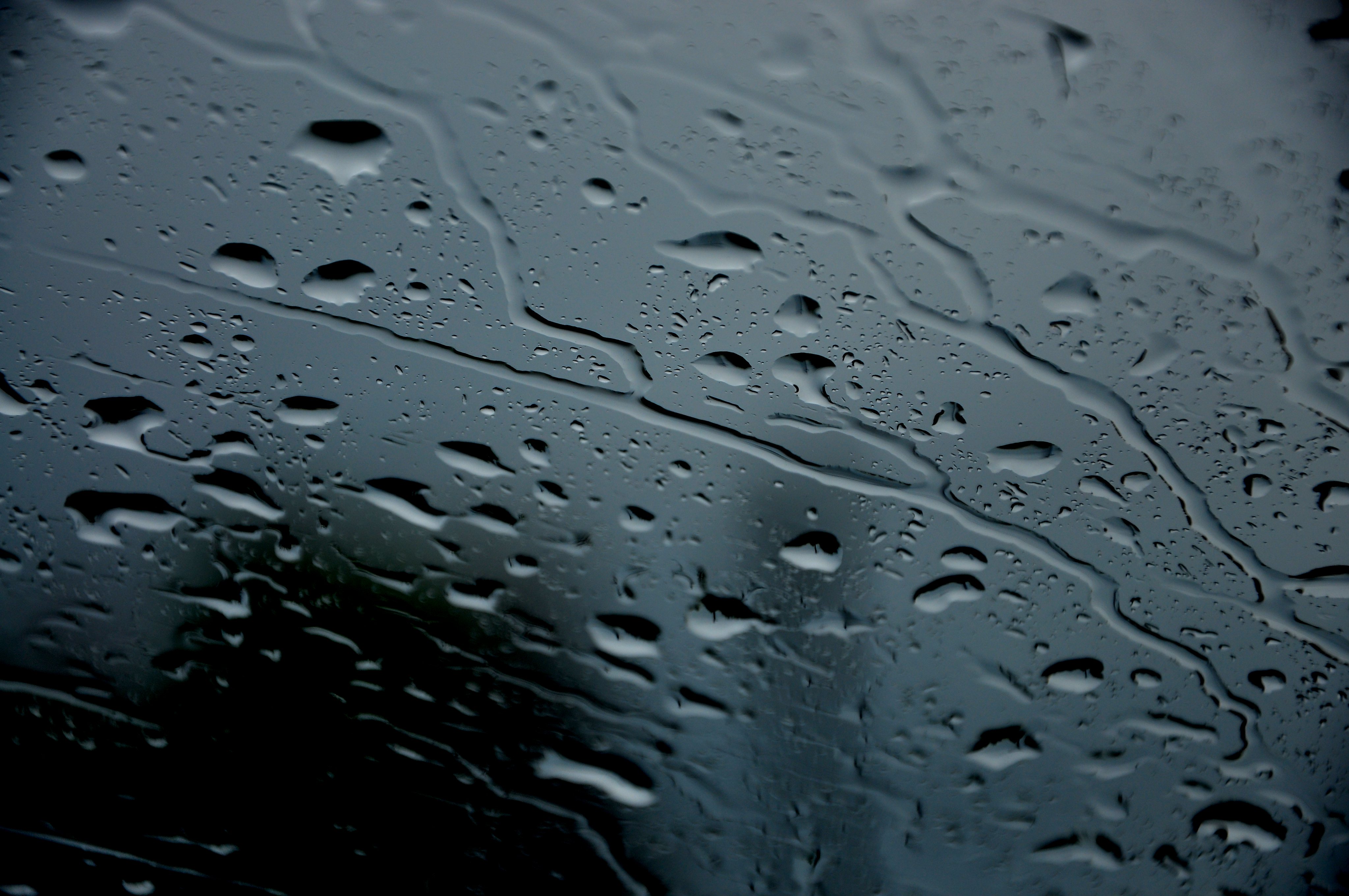 Download mobile wallpaper Wet, Water, Drops, Smooth, Macro, Glass, Blur for free.