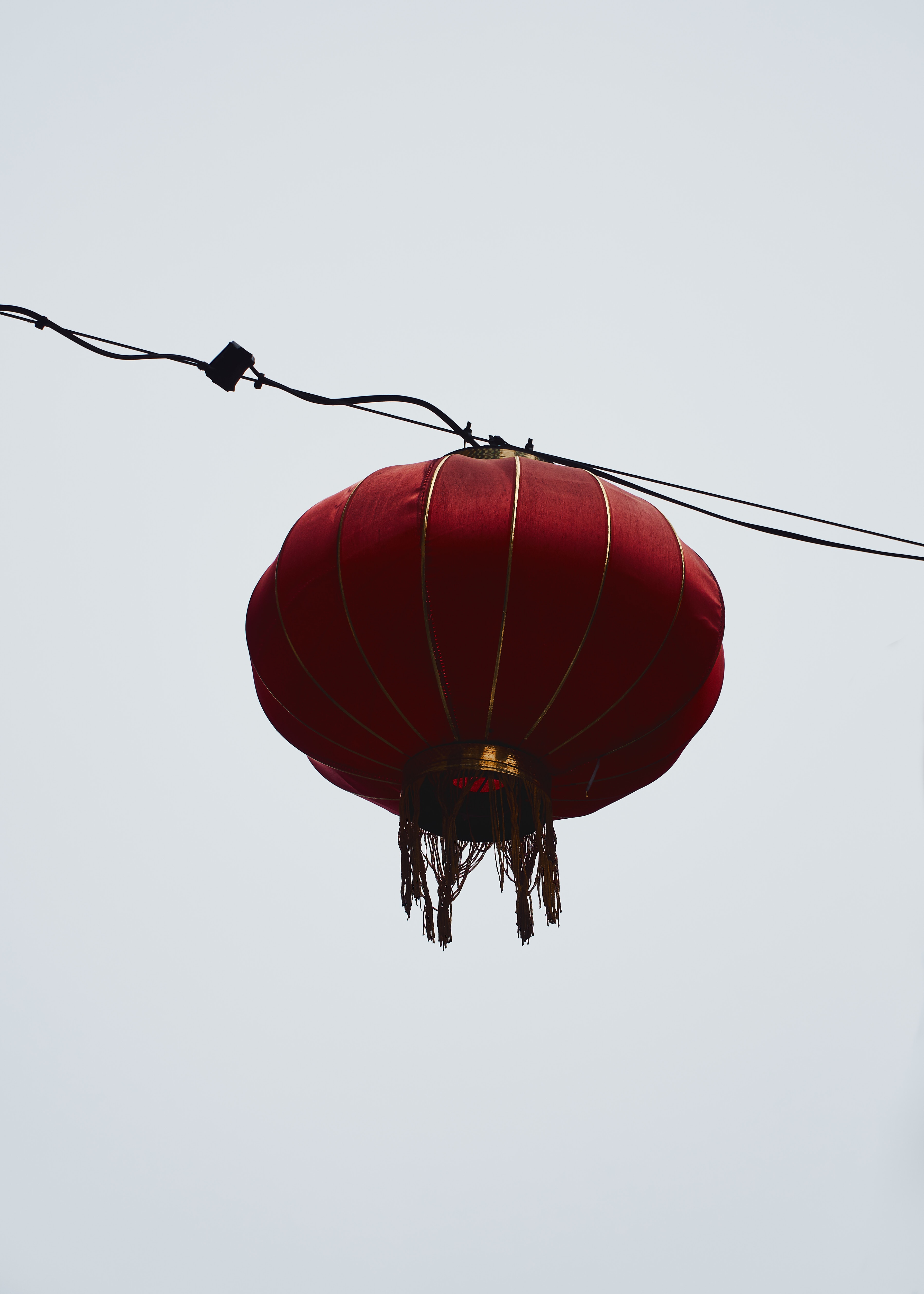 red, miscellanea, miscellaneous, lamp, lantern, garland, decoration, chinese lantern