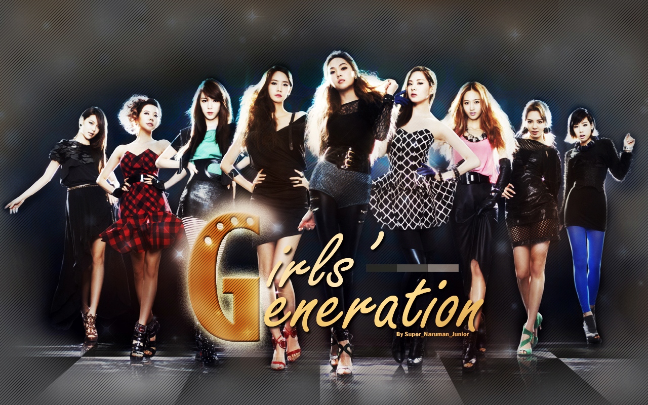 Песня поколение. Постер girls Generation.