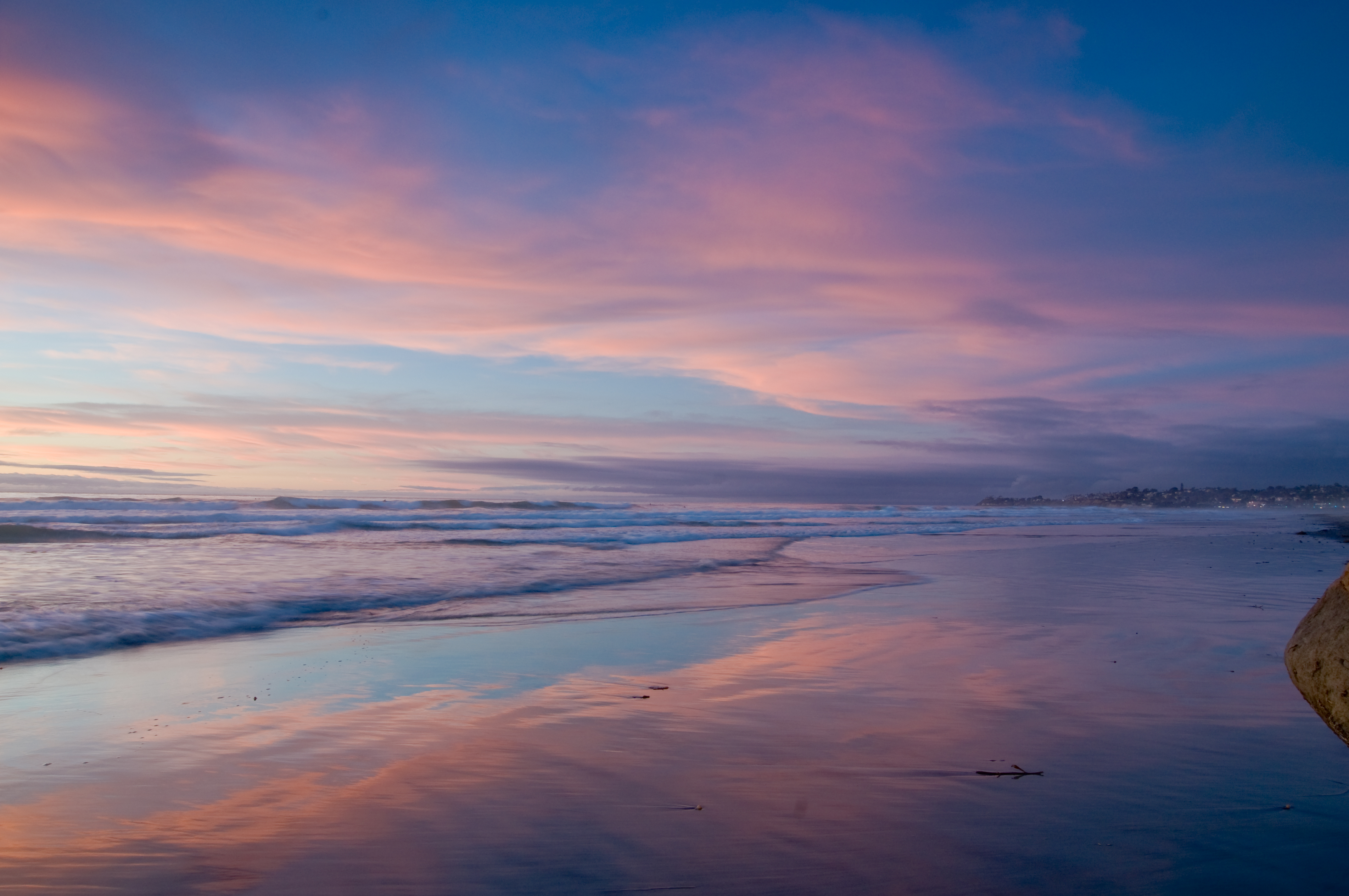 ocean, nature, california, sky, beach, shore, bank Full HD