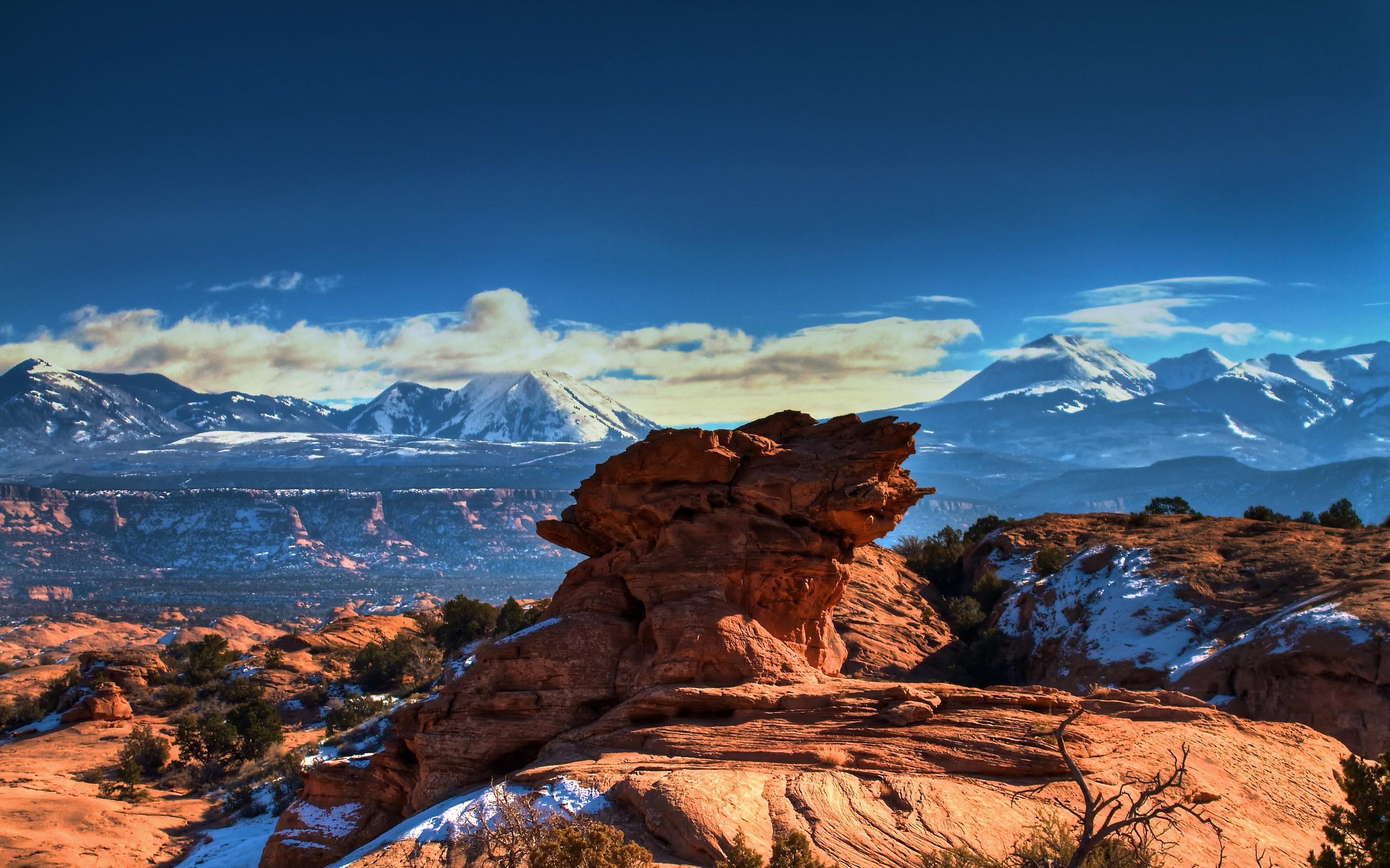 earth, mountain, hdr, moab desert, utah, mountains 1080p