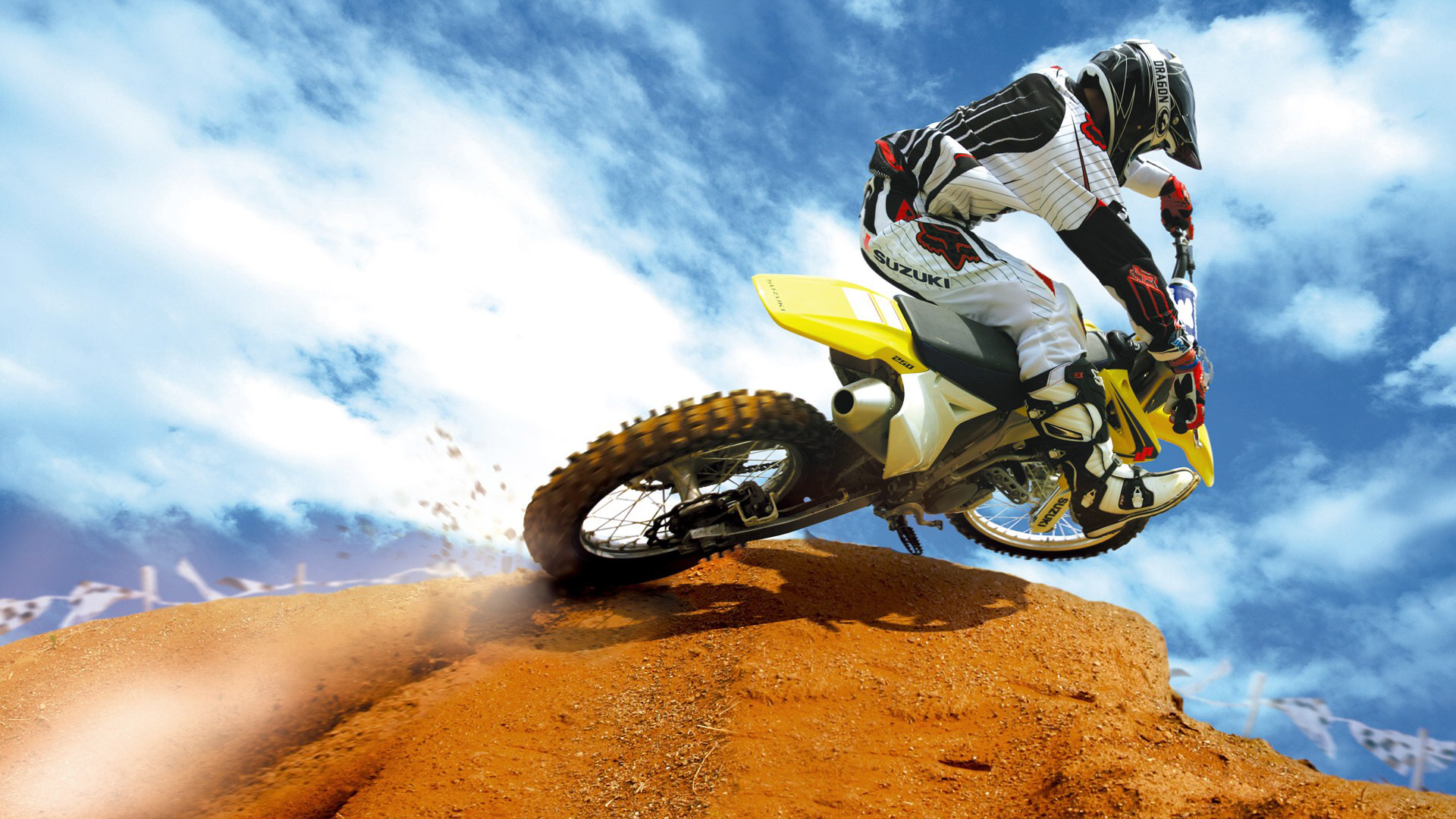 228366 Bild herunterladen sport, moto cross, suzuki - Hintergrundbilder und Bildschirmschoner kostenlos