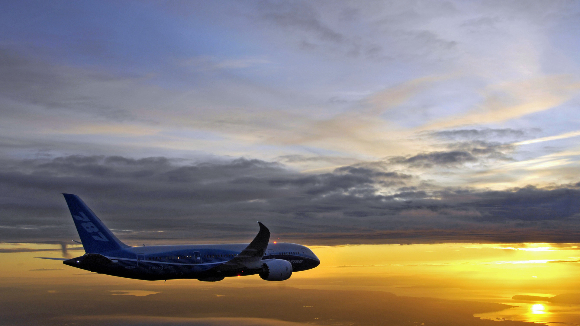 Boeing 787 Dreamliner высокого разрешения