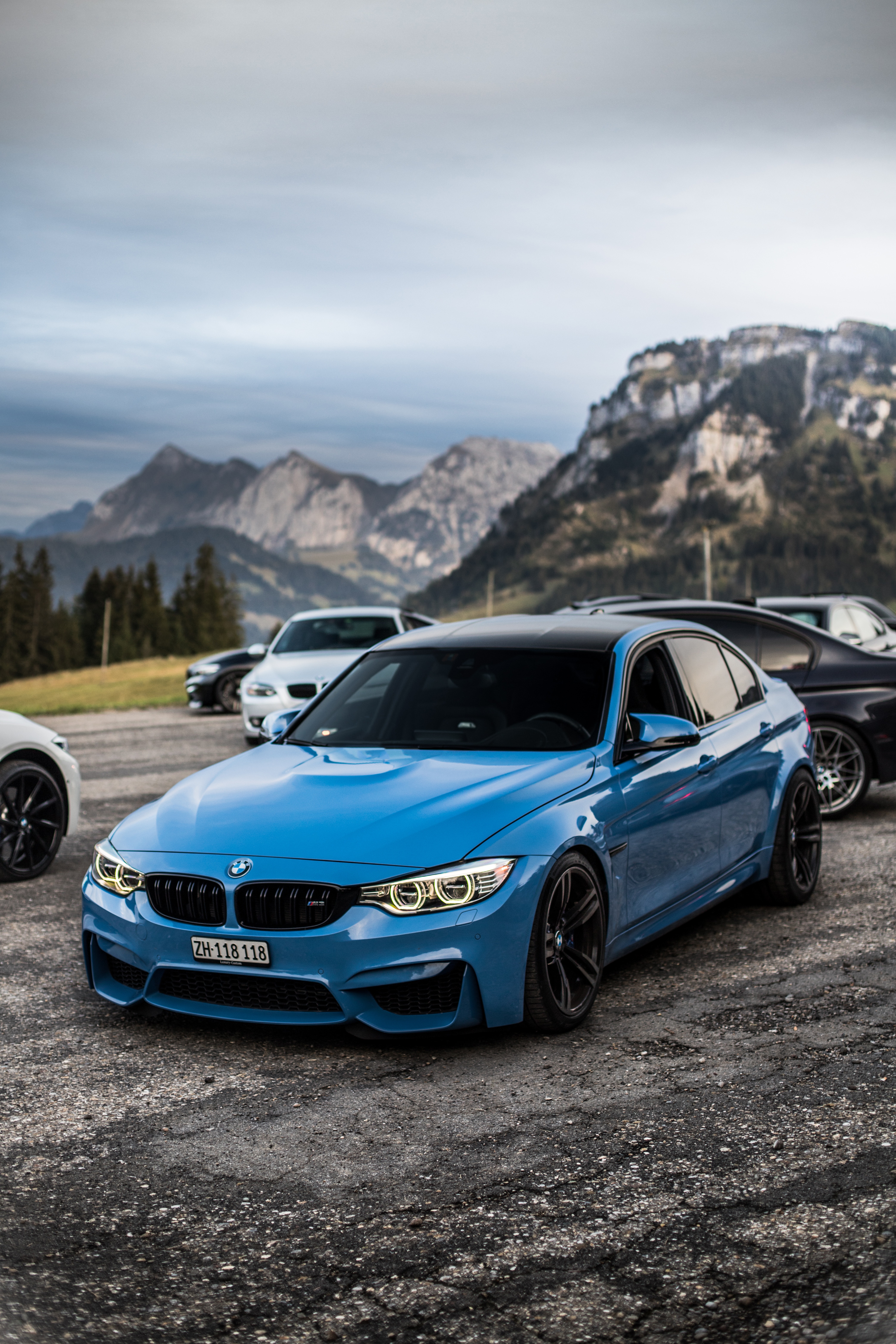 bmw, bmw 8, cars, blue, side view, bmw 8 series Aesthetic wallpaper