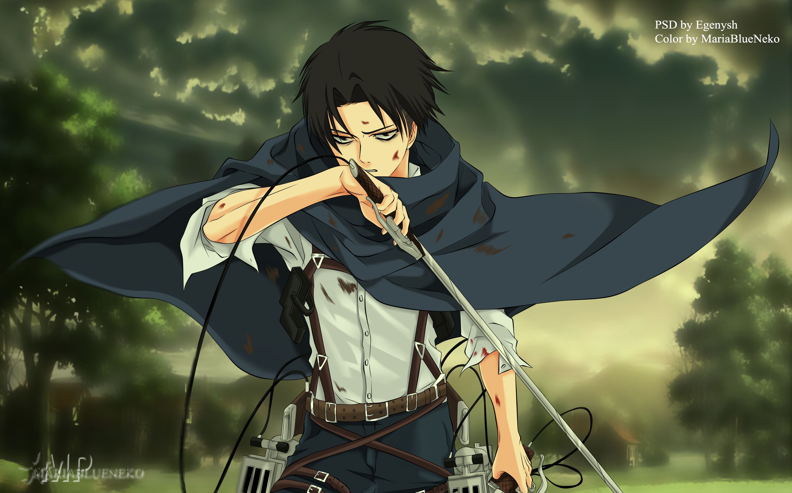 530 Levi Ackerman HD Wallpapers and Backgrounds