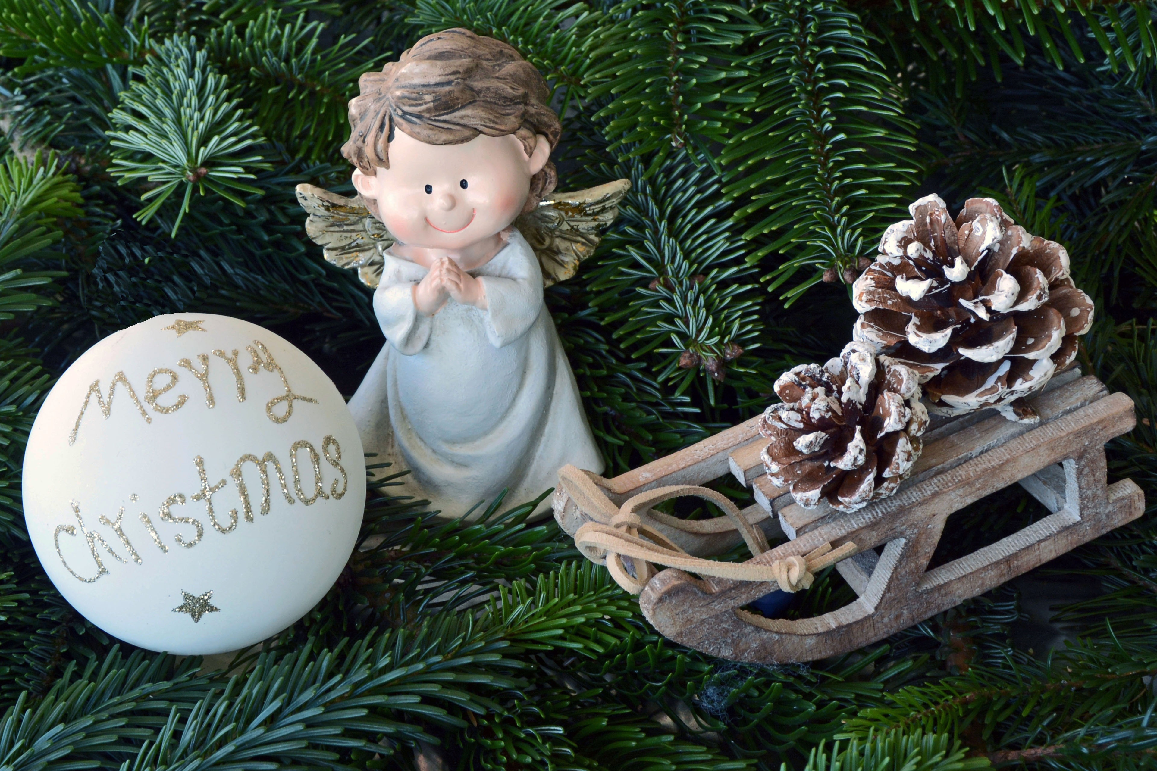 angel, holidays, christmas, spruce, fir, ball, christmas toys