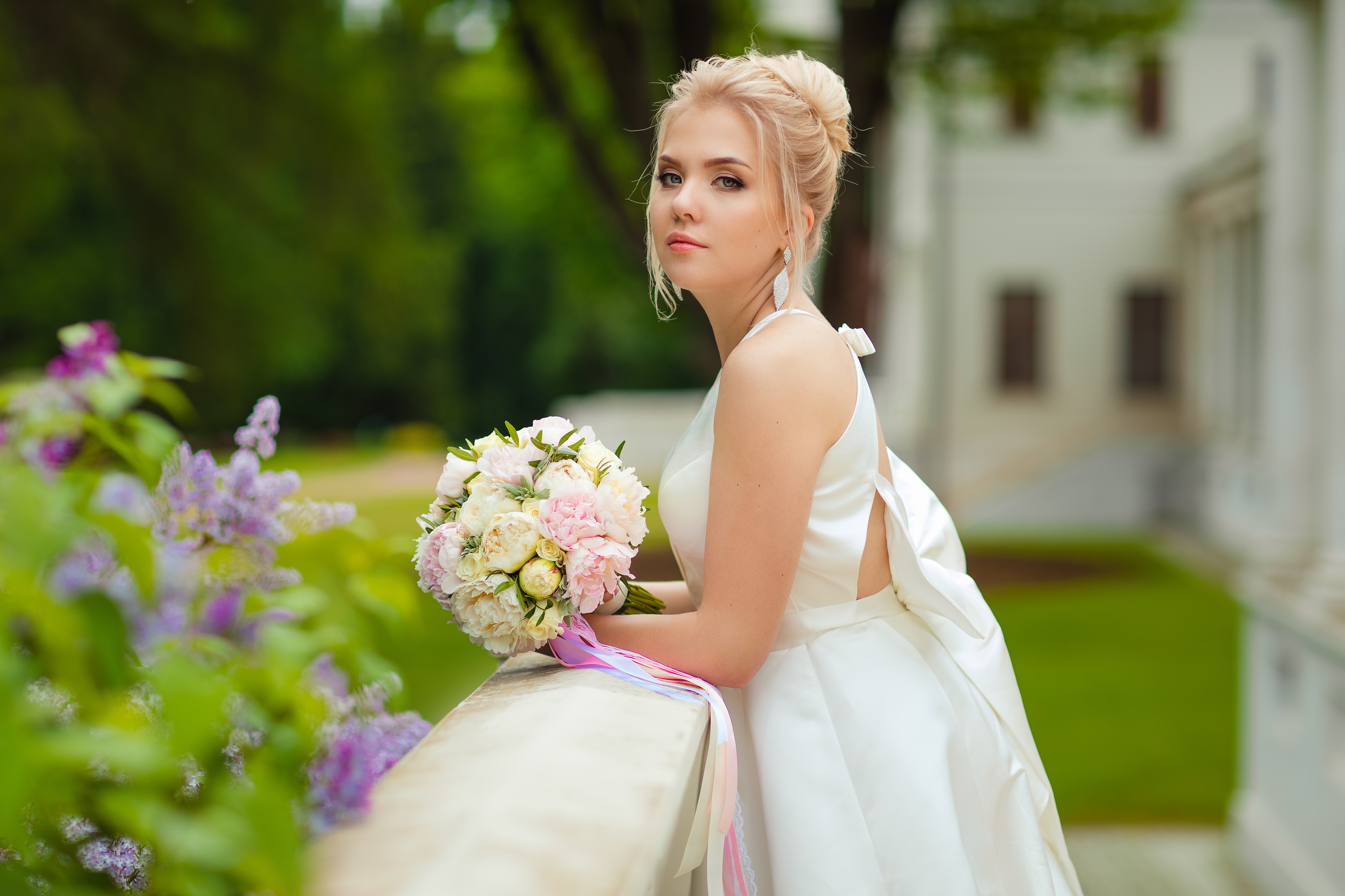 Красивые девушки в свадебном платье фото