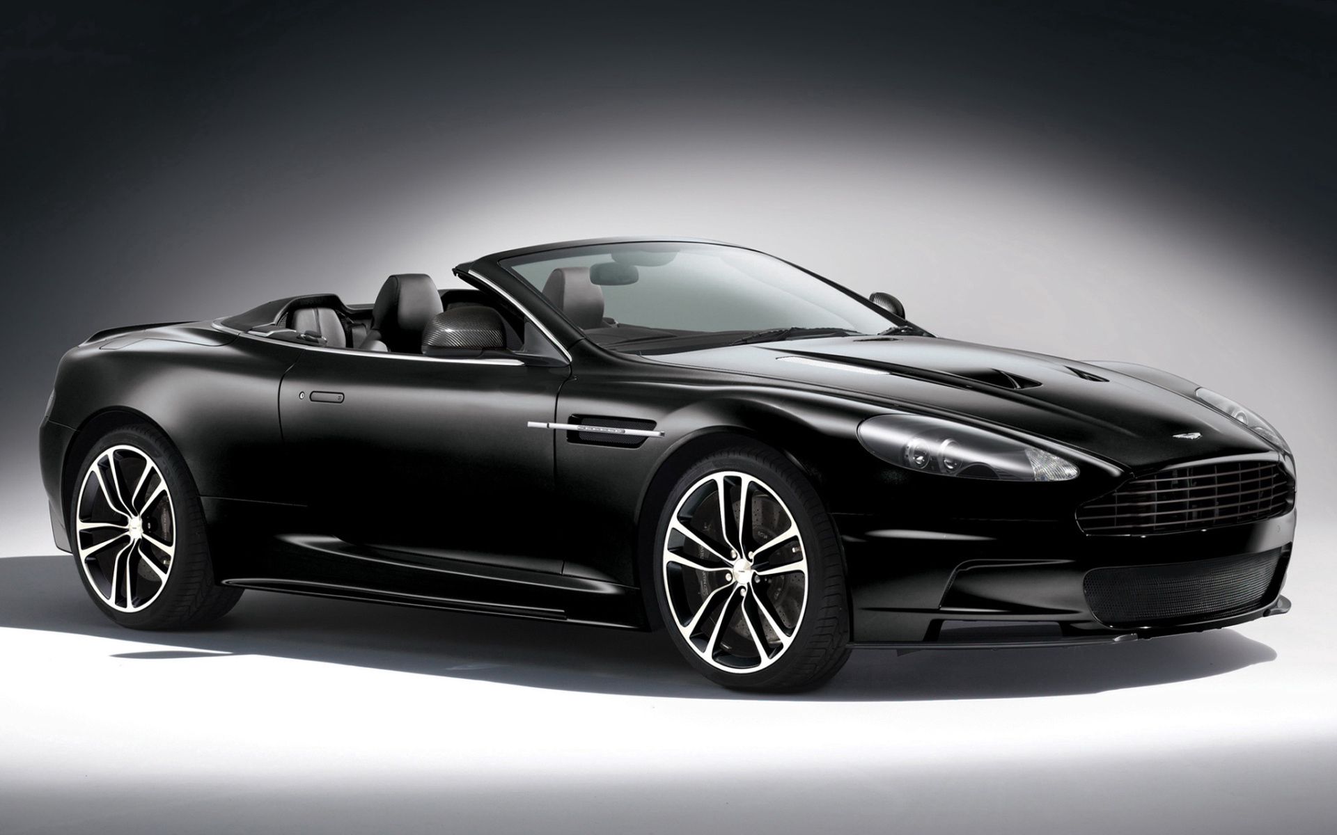 side view, black, aston martin, cars, cabriolet, dbs, carbon edition phone wallpaper
