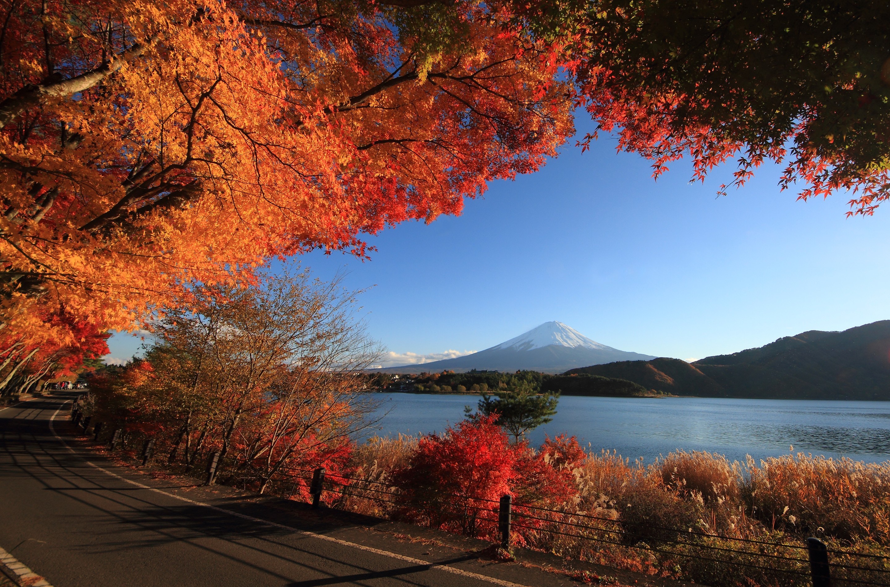 無料モバイル壁紙富士山, 日本, 火山, 秋, 地球をダウンロードします。