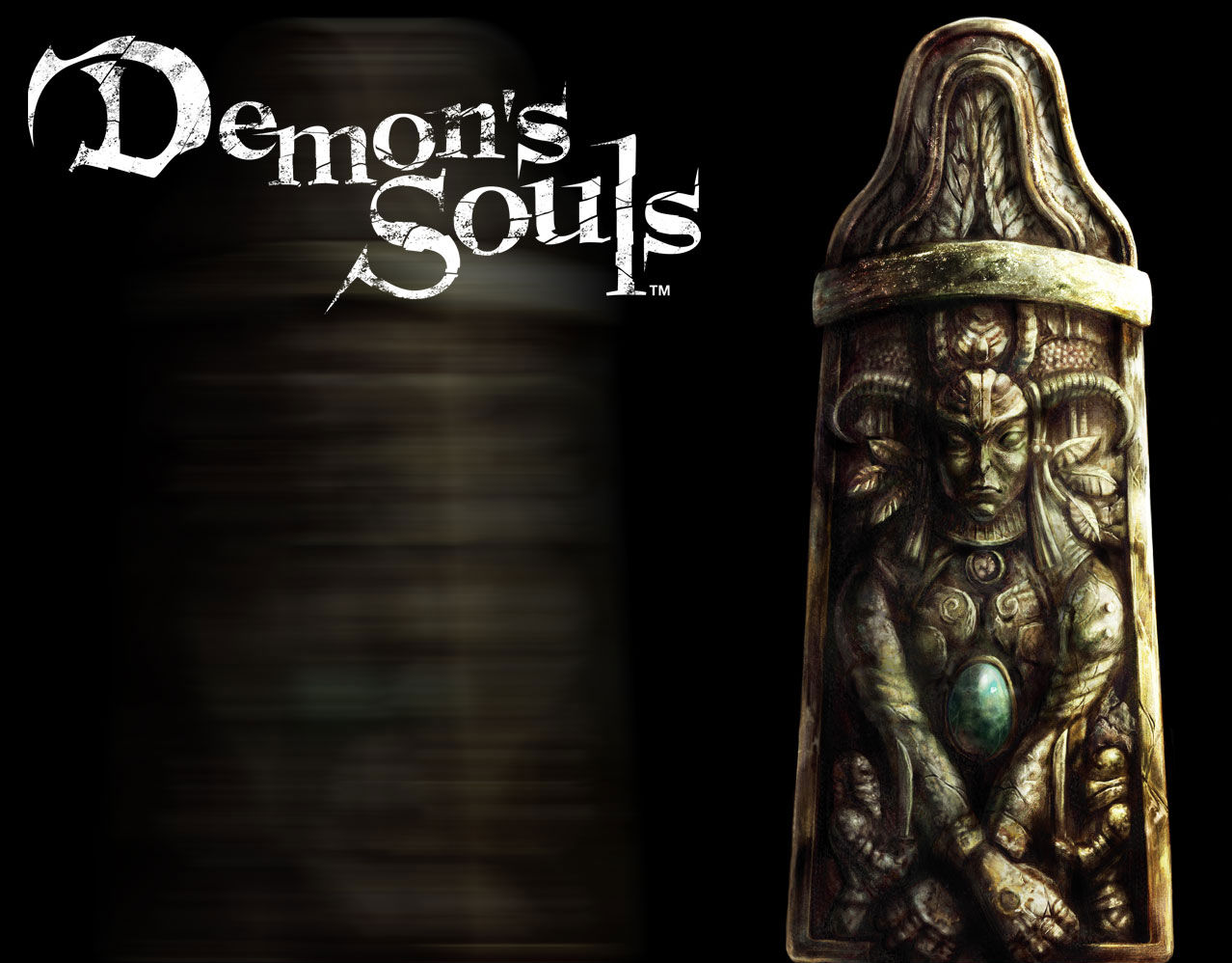 Mobile souls. Demon Souls заставка. Демон соулс обои. Демон соулс обои на телефон. Соул Тотем.