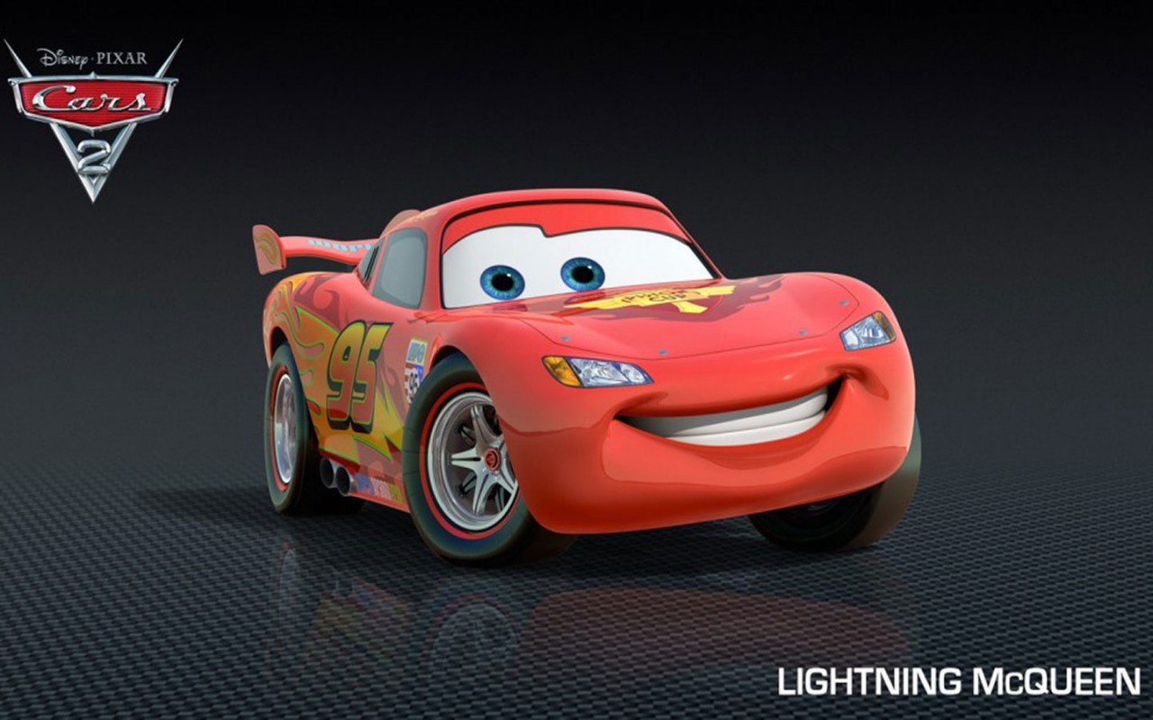 car, cars 2, lightning mcqueen, movie Phone Background