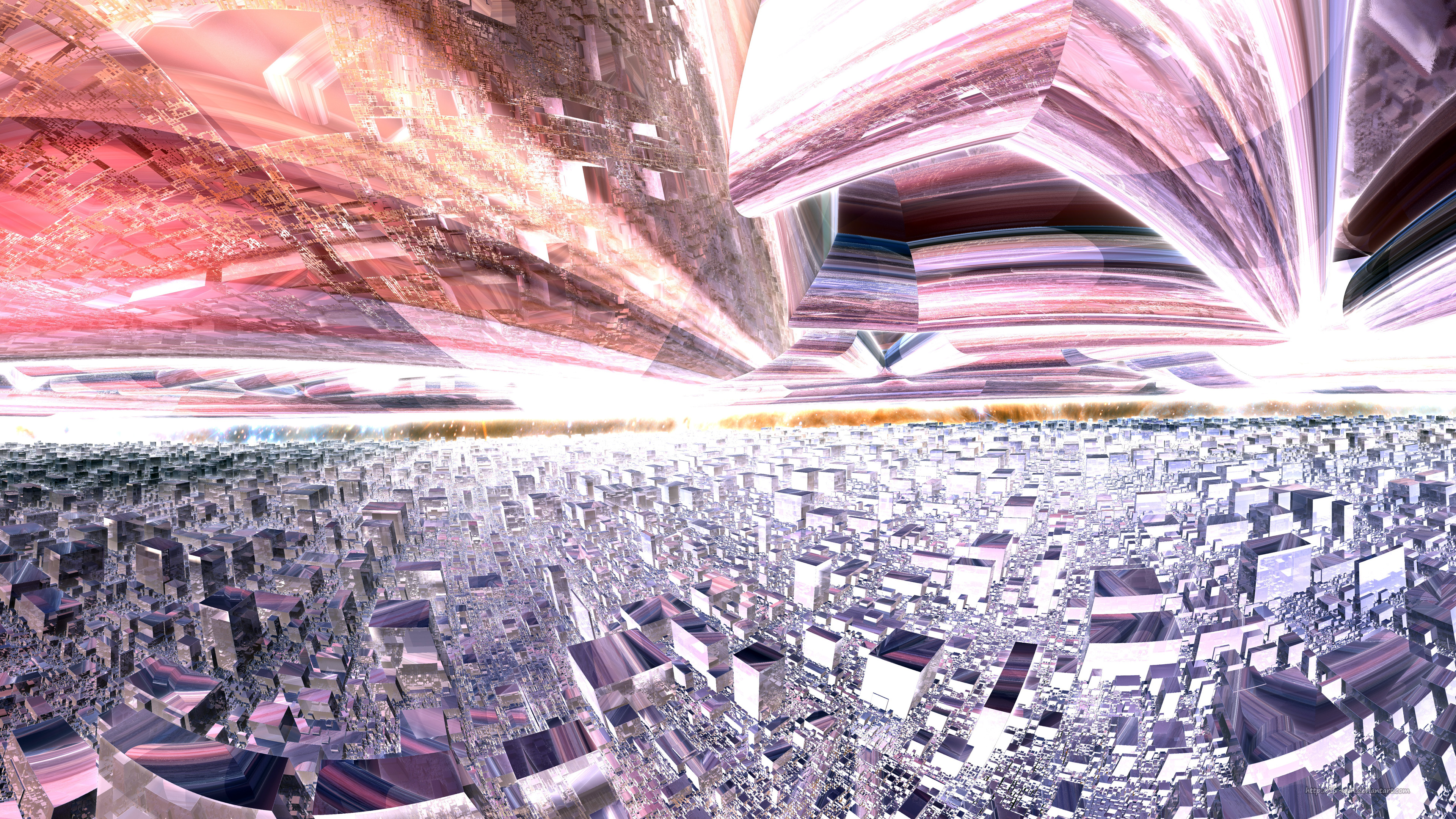 Download mobile wallpaper Abstract, Pink, 3D, Fractal, Geometry, Cgi, Mandelbulb 3D for free.