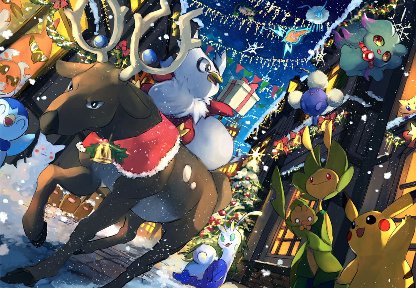 Pokemon Christmas Wallpapers  Top Free Pokemon Christmas Backgrounds   WallpaperAccess