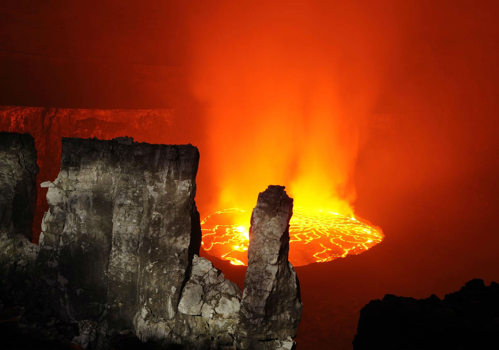 earth, volcano, lava, volcanoes Full HD
