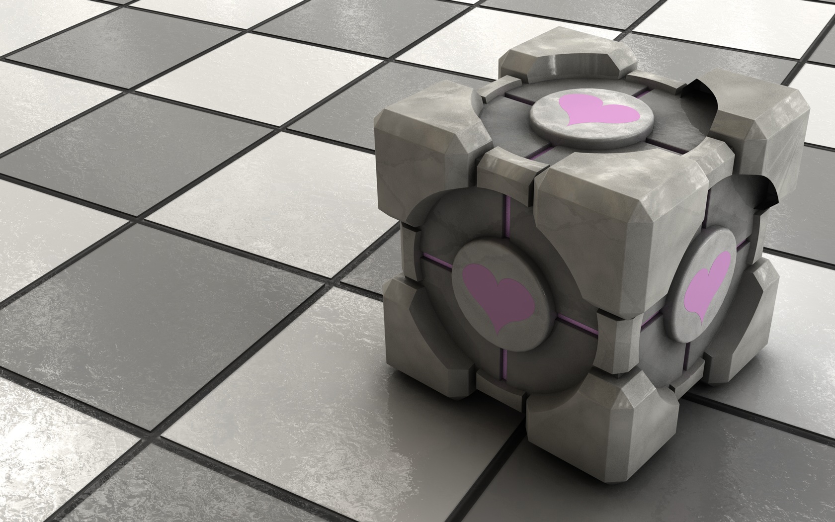 Portal 2 куб с сердцем фото 15