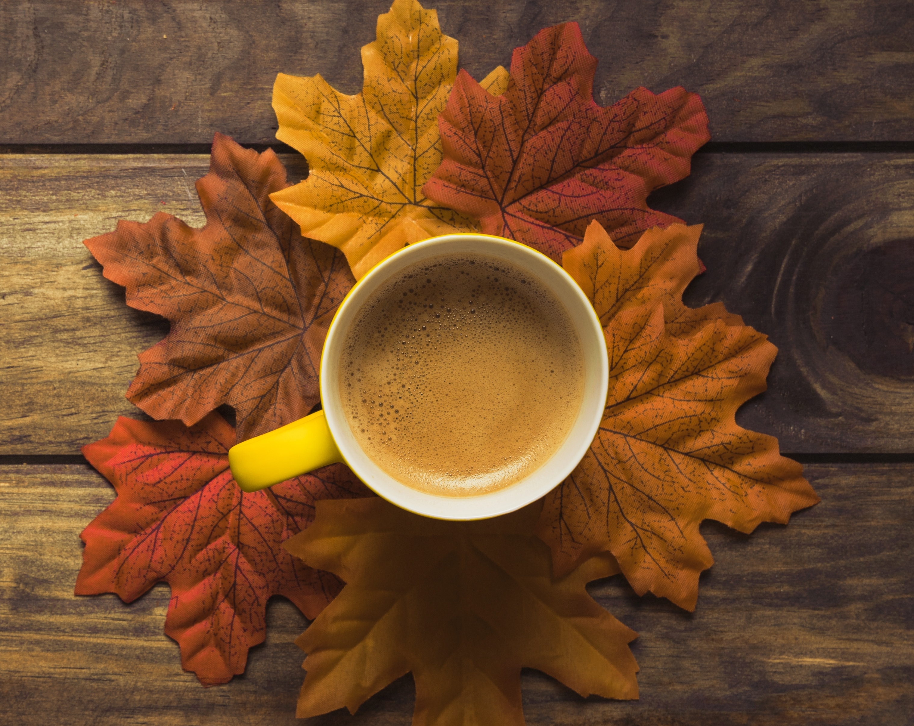 осень и кофе картинки на телефон красивые