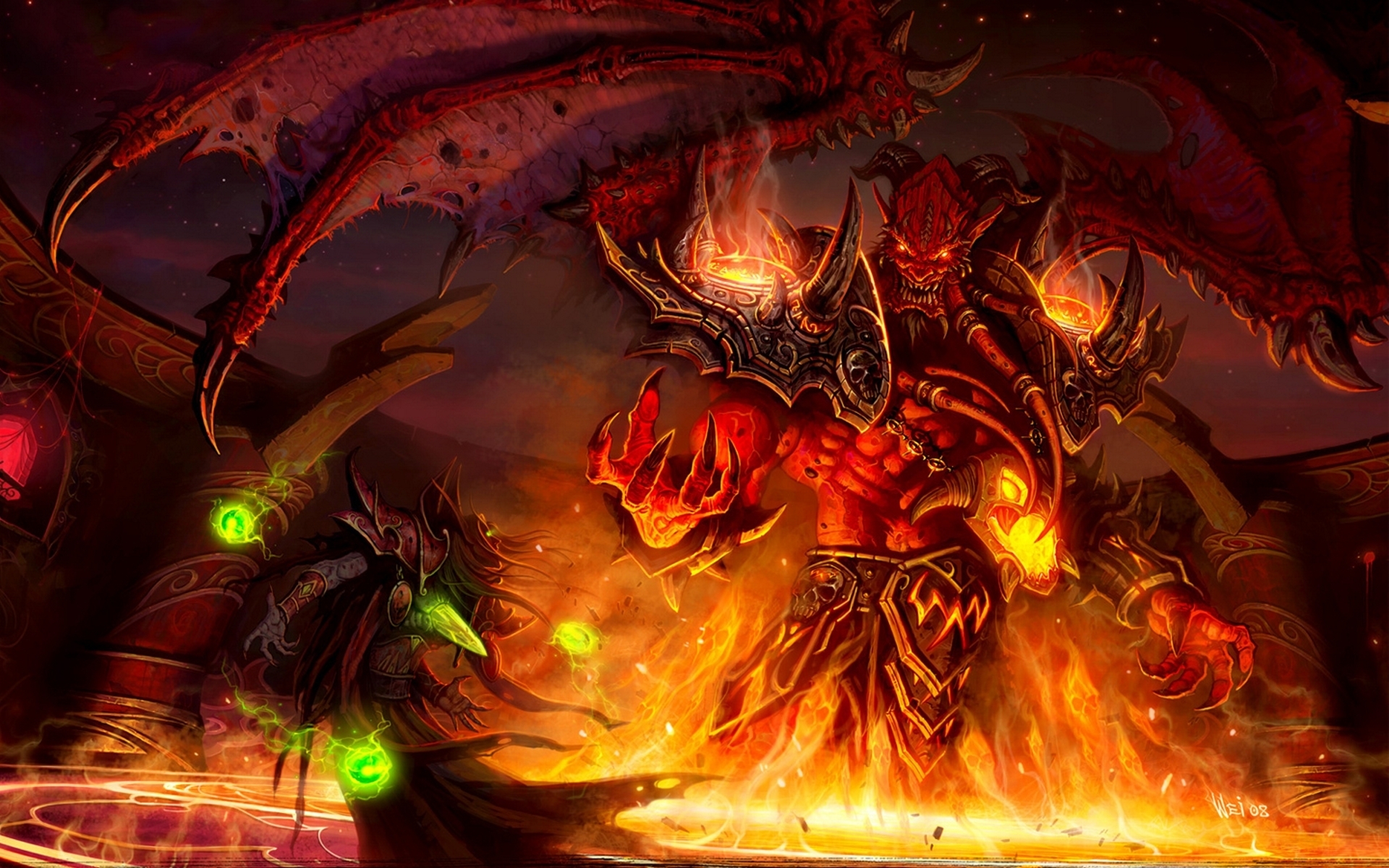 Lock Screen Kil'jaeden (World Of Warcraft)