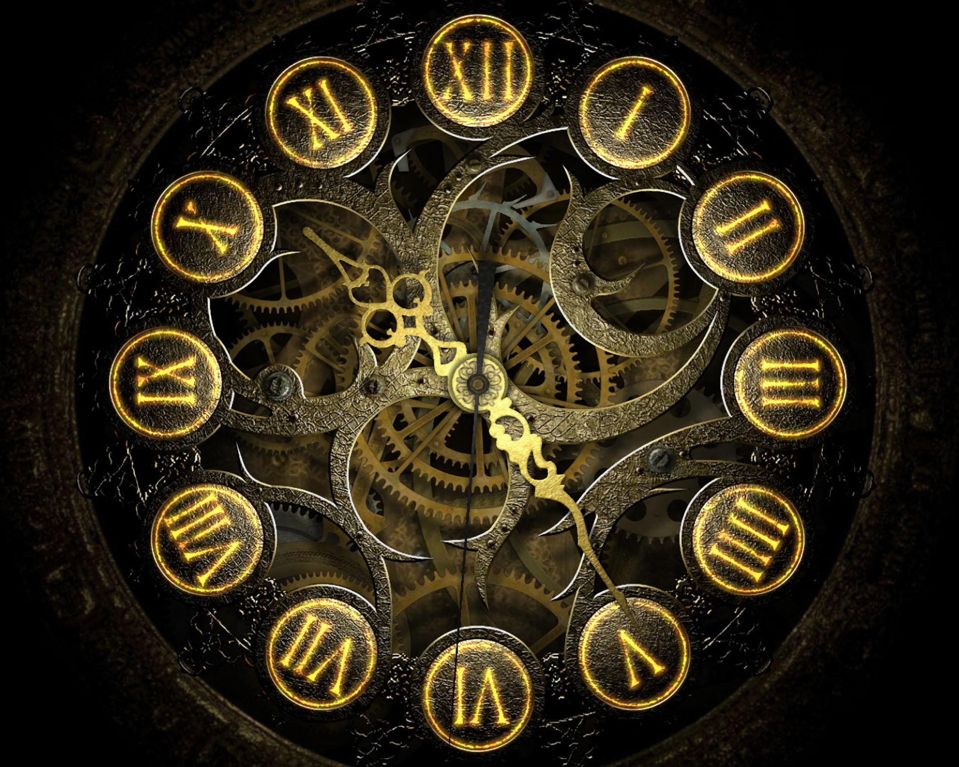 watch, clock, steampunk, man made