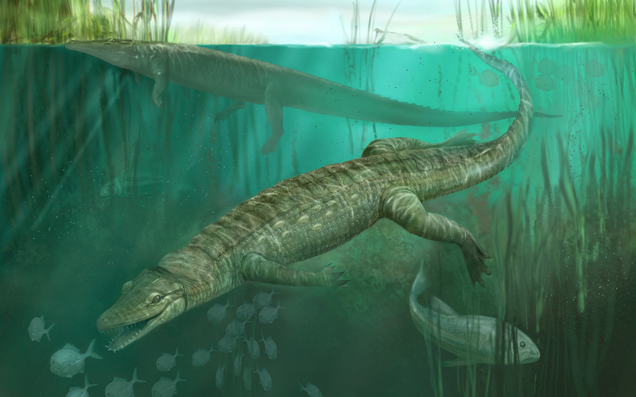 Вымерший пресмыкающиеся больших размеров. Мезозой Триас. Триасовый период мезозойской эры. Динозавры Триасового периода. Рептилии Триасового периода.