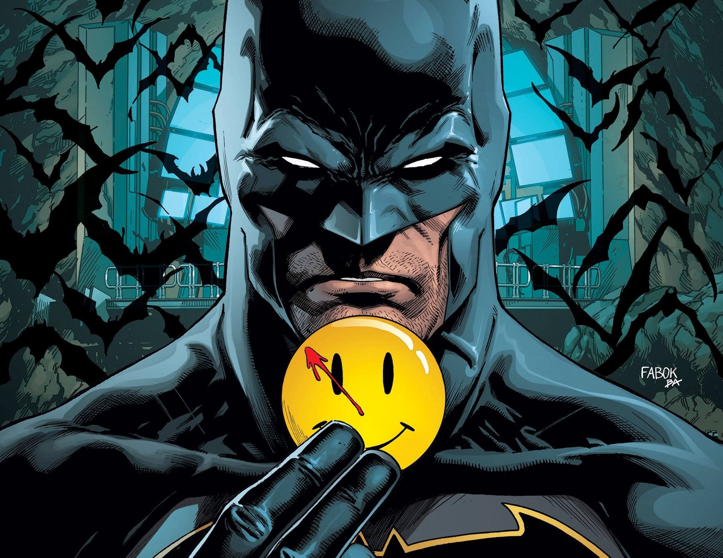 Популярные заставки и фоны Бэтмен/флэш: Кнопка на компьютер