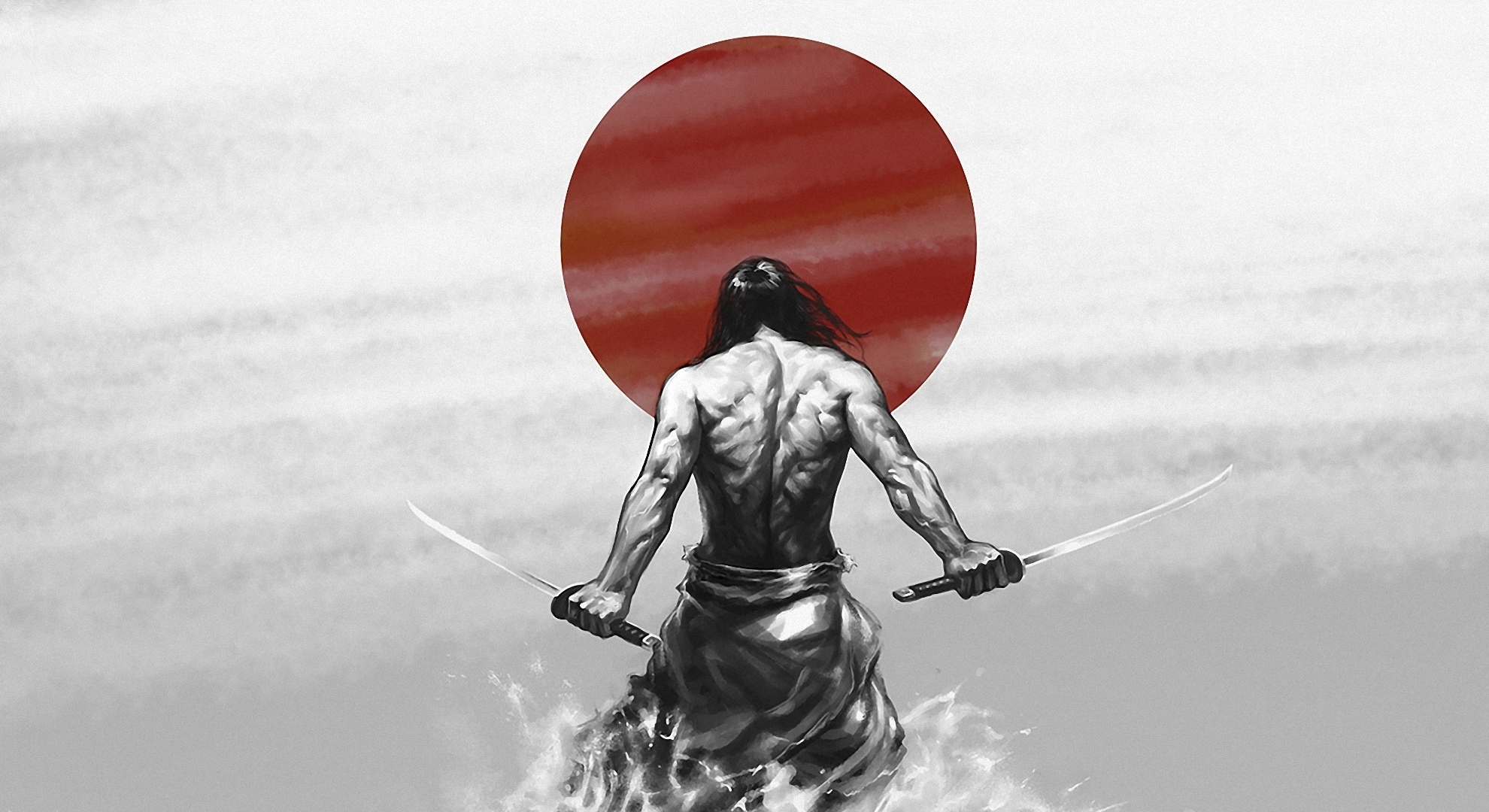 HD wallpaper samurai, fantasy