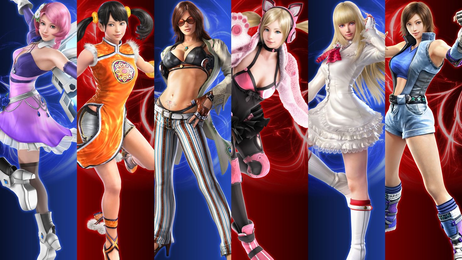 Любимая игра женщин. Теккен 7. Теккен 7 персонажи. Tekken 6 девушки. Теккен 7 женщины.