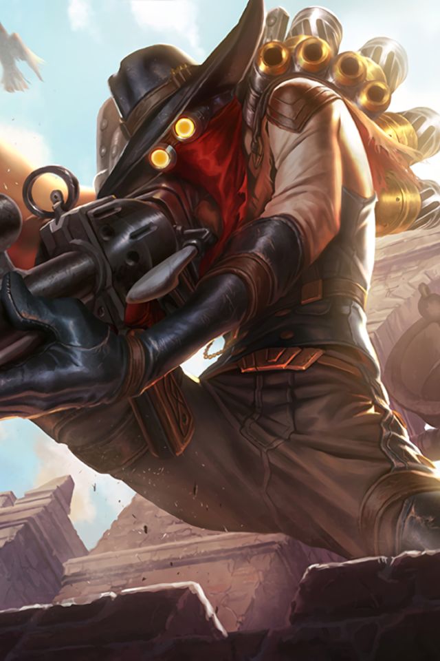 League of Legends : High Noon Jhin for Live Wallpaper purposes on Make a GIF