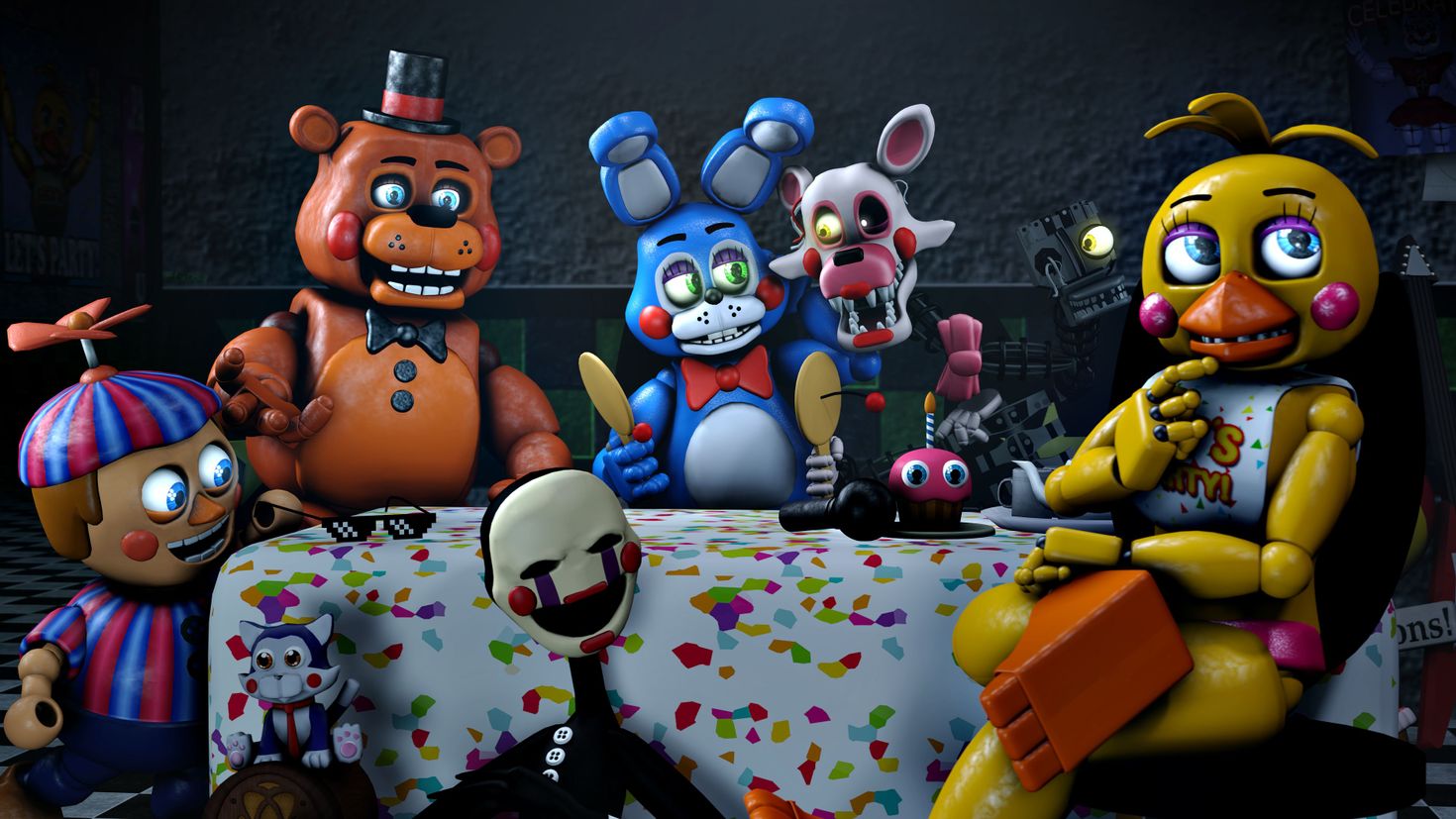 Five night at freddy personajes
