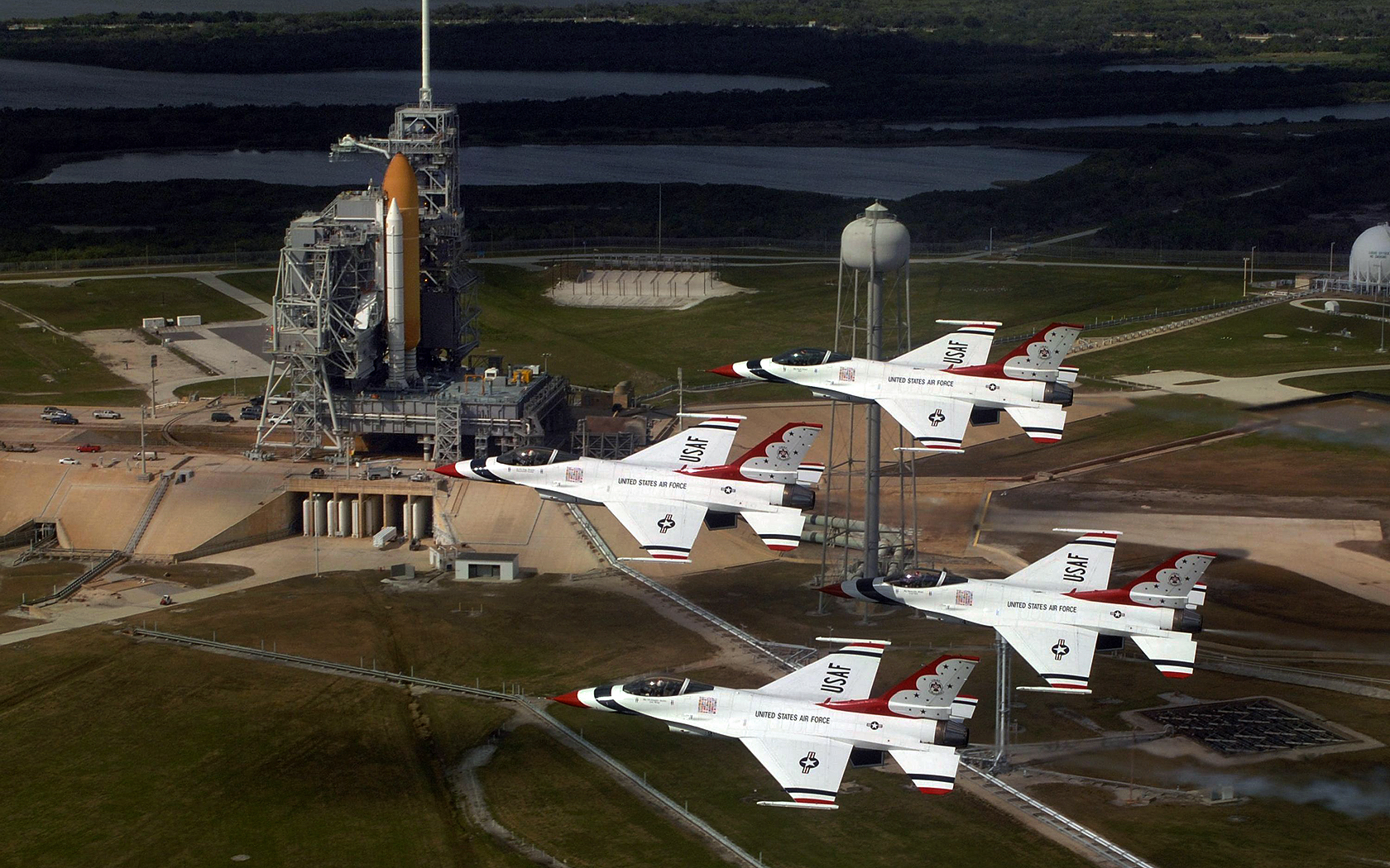space shuttles, vehicles, space shuttle, united states air force thunderbirds
