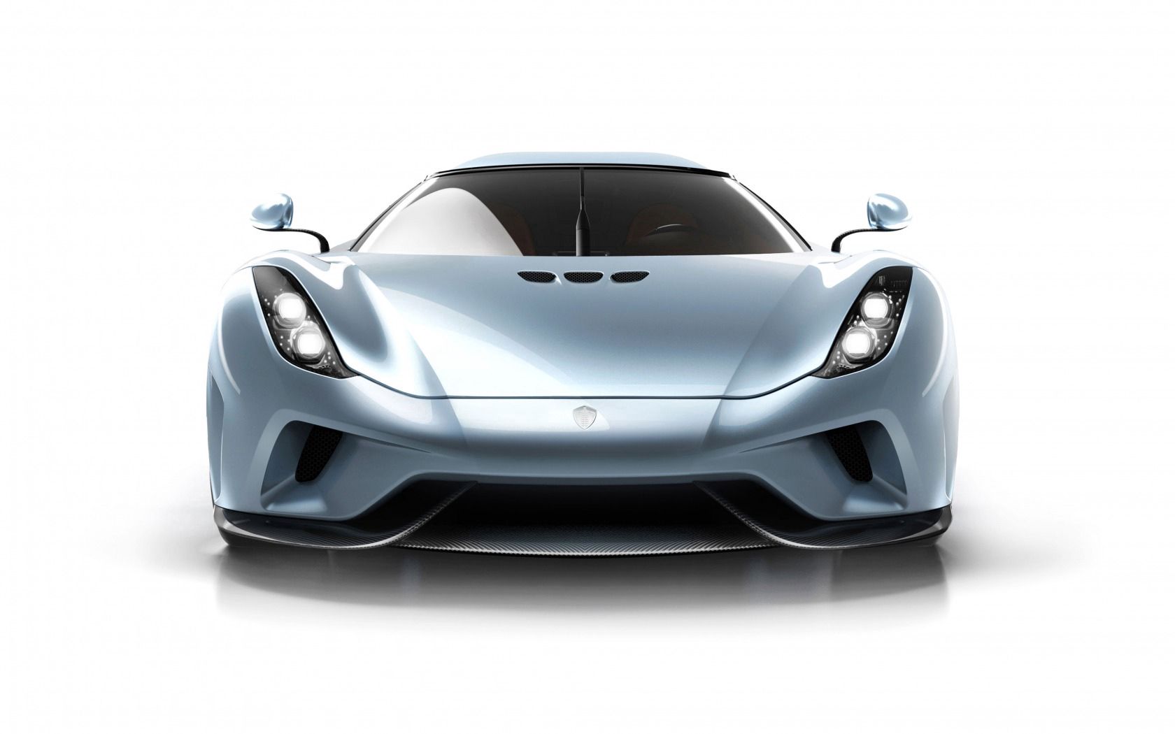 Free download wallpaper Cars, Front View, Silver, Silvery, 2015, Regera, Koenigsegg on your PC desktop