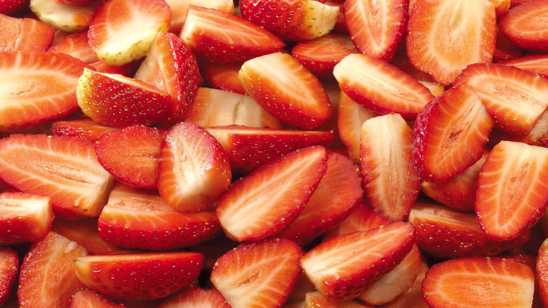 wallpapers food, strawberry, background, berry, lobules, slices
