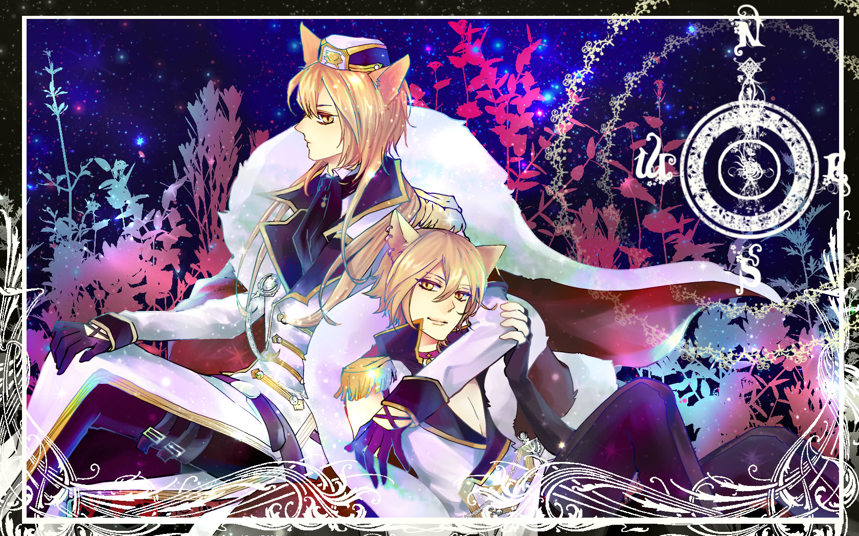 Wolf and black prince. Black Wolves Saga. Black Wolves Saga background. Karakara аниме. Обои сага.