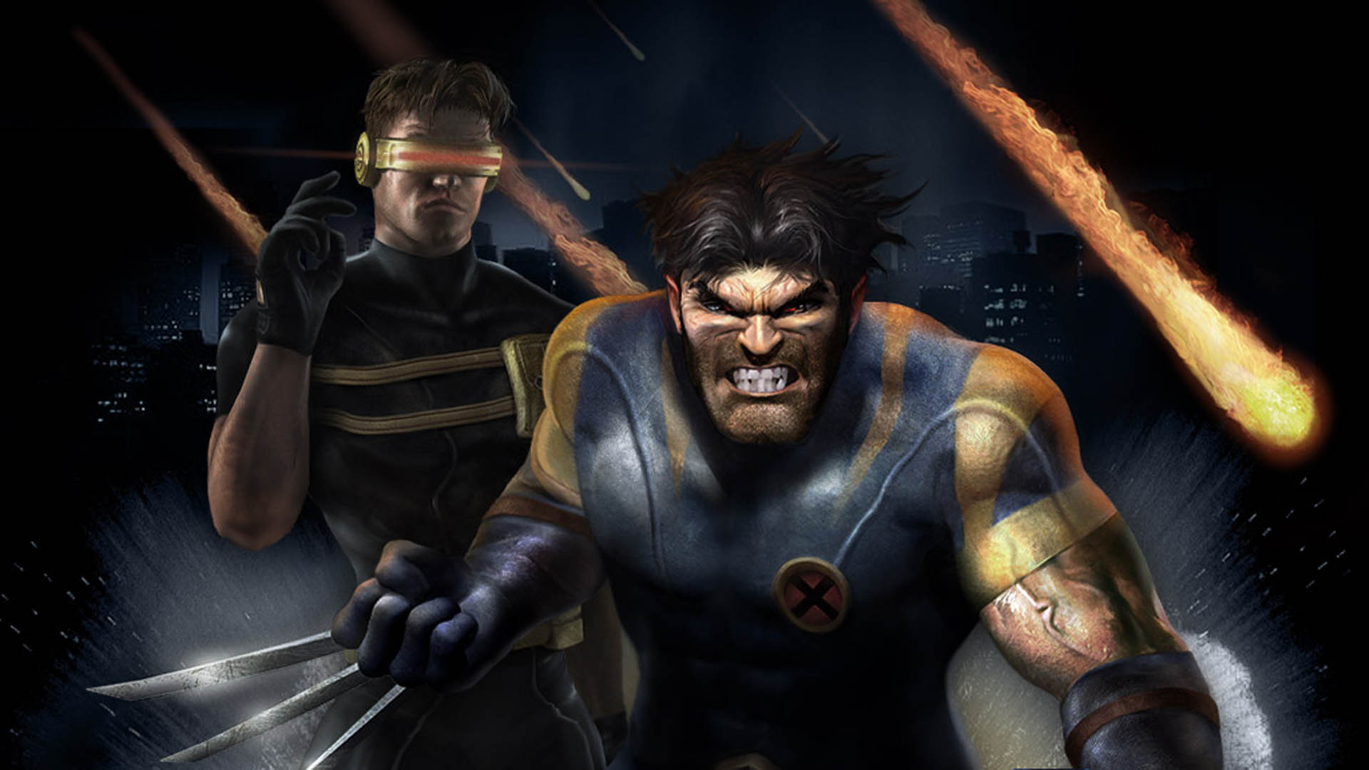 video game, x men legends, cyclops (marvel comics), wolverine, x men