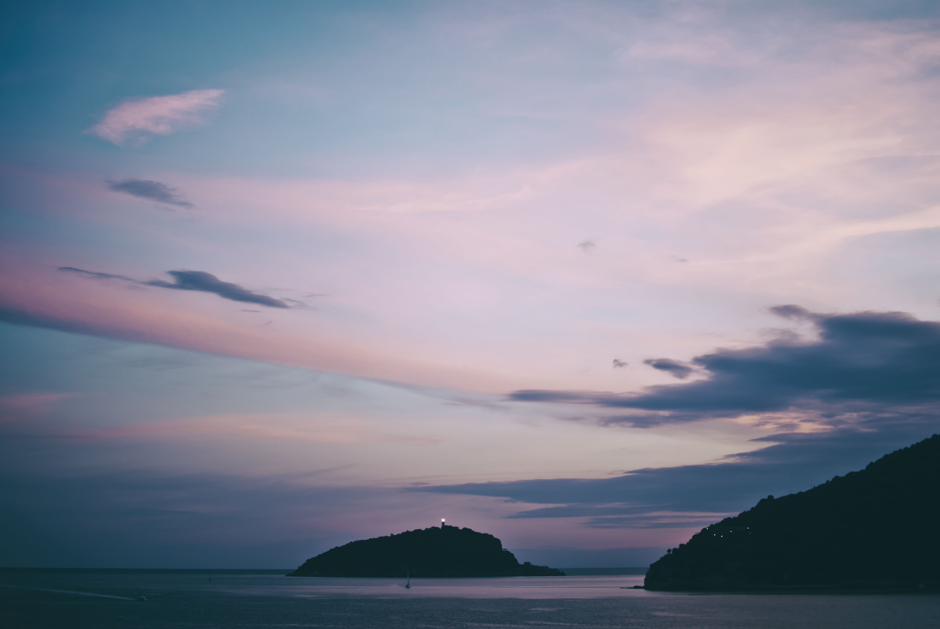 nature, sunset, sea, rocks, horizon, islands iphone wallpaper