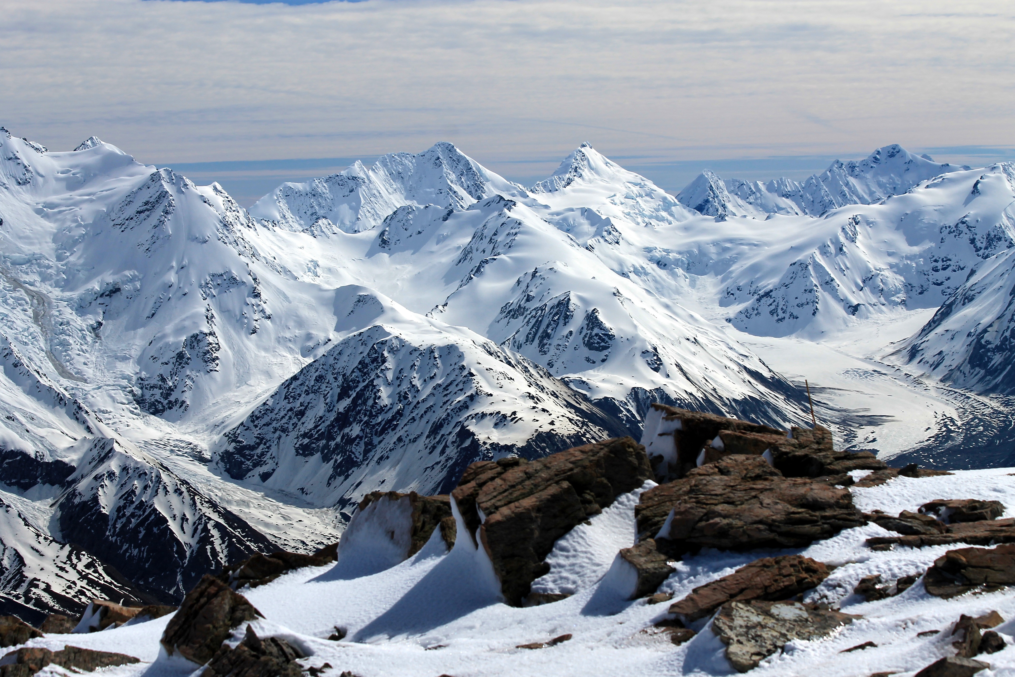 112351 скачать обои вершина, природа, горы, новая зеландия, снег - заставки и картинки бесплатно