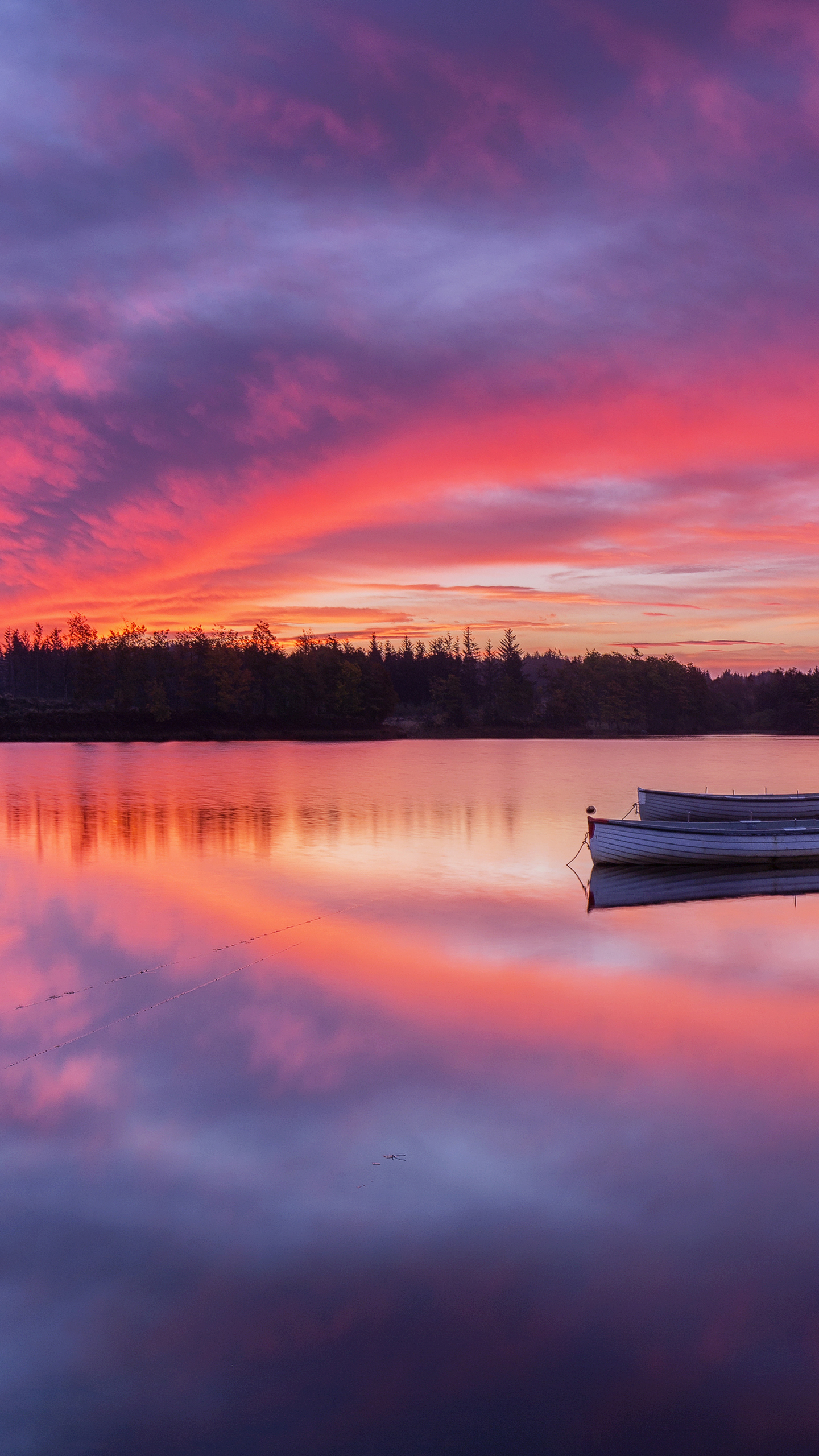 scotland, photography, sunset, boat, loch lomond, lake download HD wallpaper