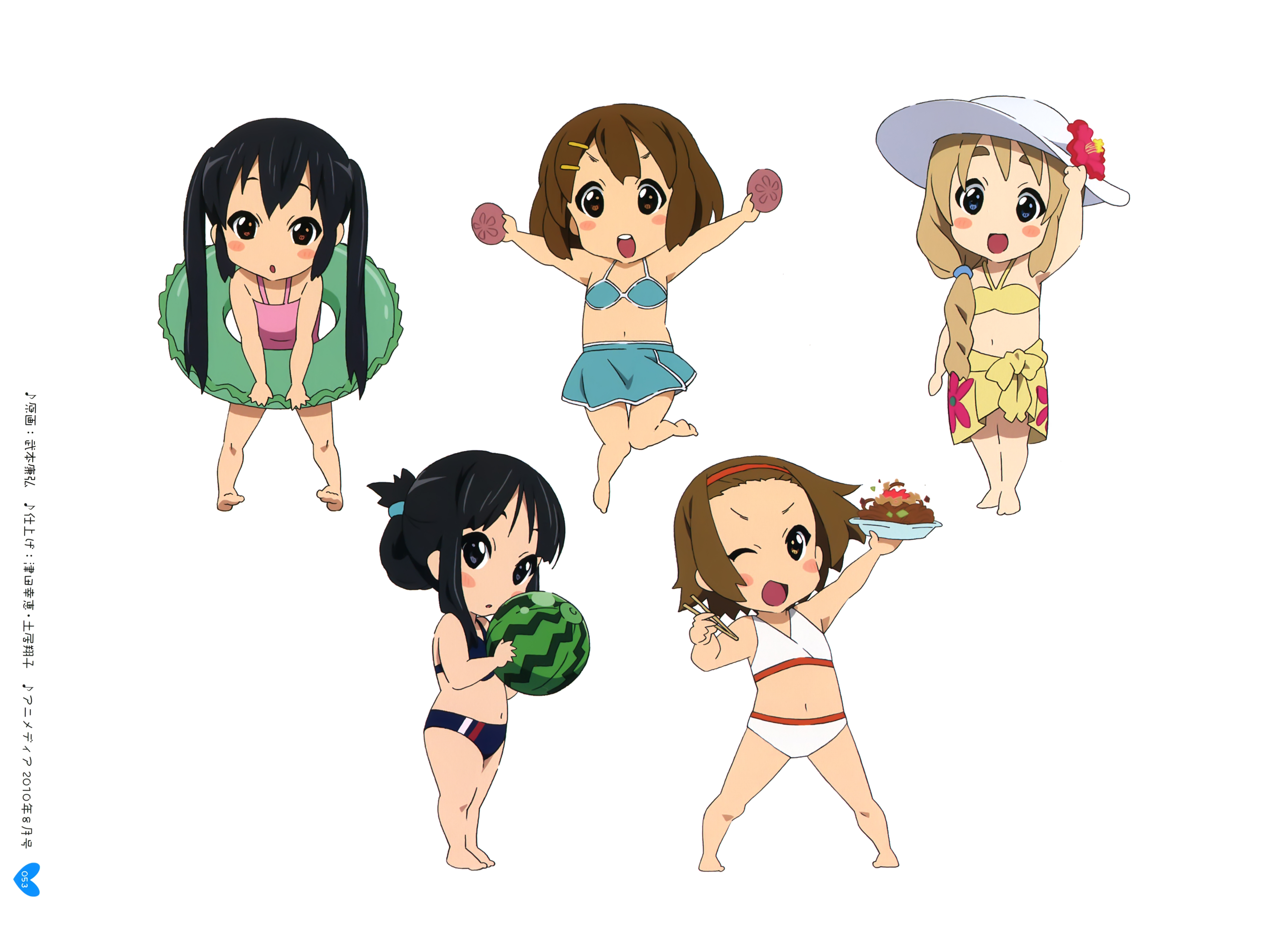 Chibi K-ON! Characters - Other & Anime Background Wallpapers on