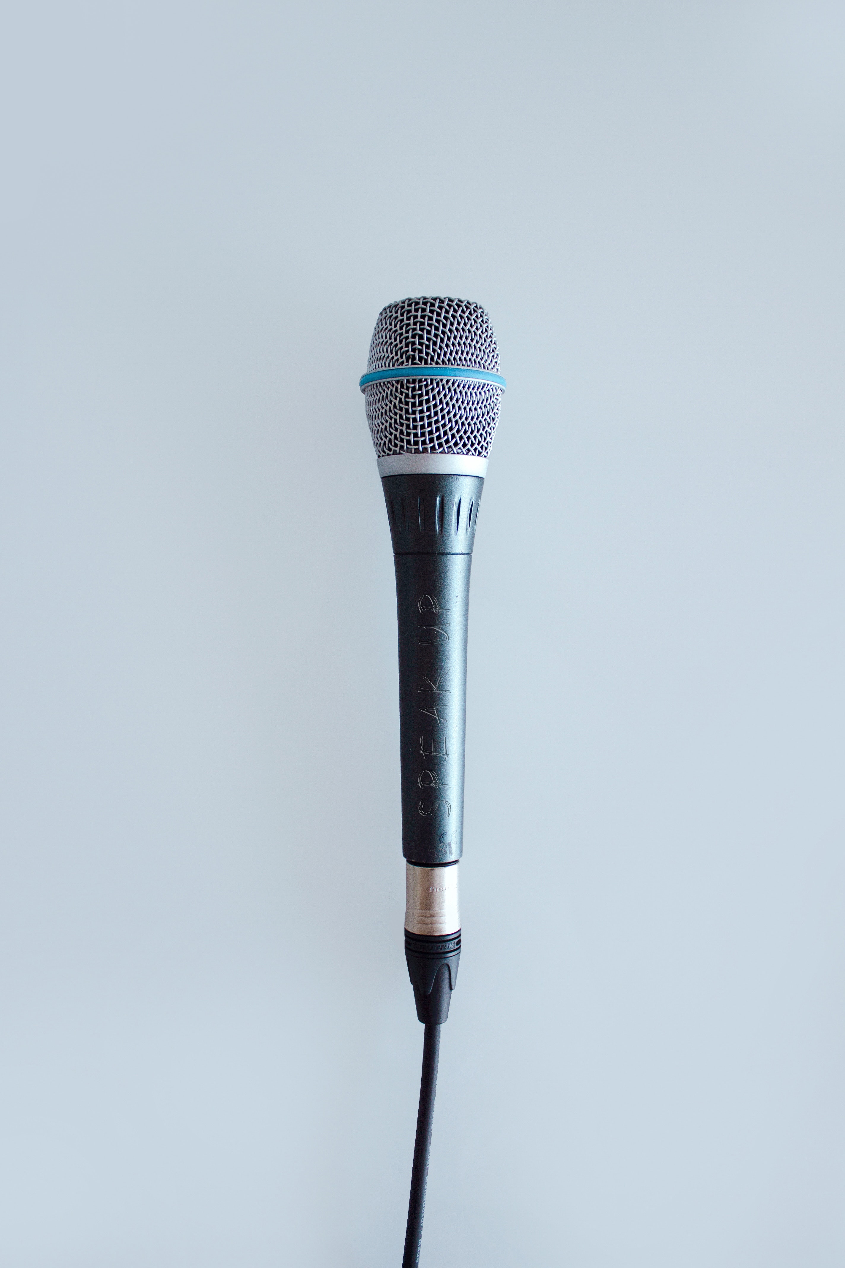 minimalism, wire, microphone, sound mobile wallpaper