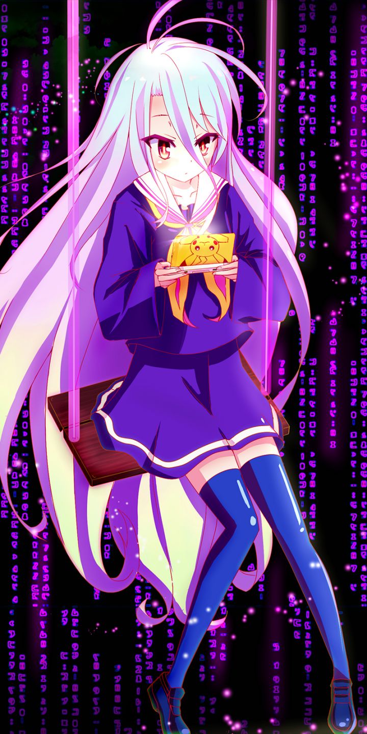 Mobile wallpaper: Anime, Shiro (No Game No Life), No Game No Life, 1431653  download the picture for free.