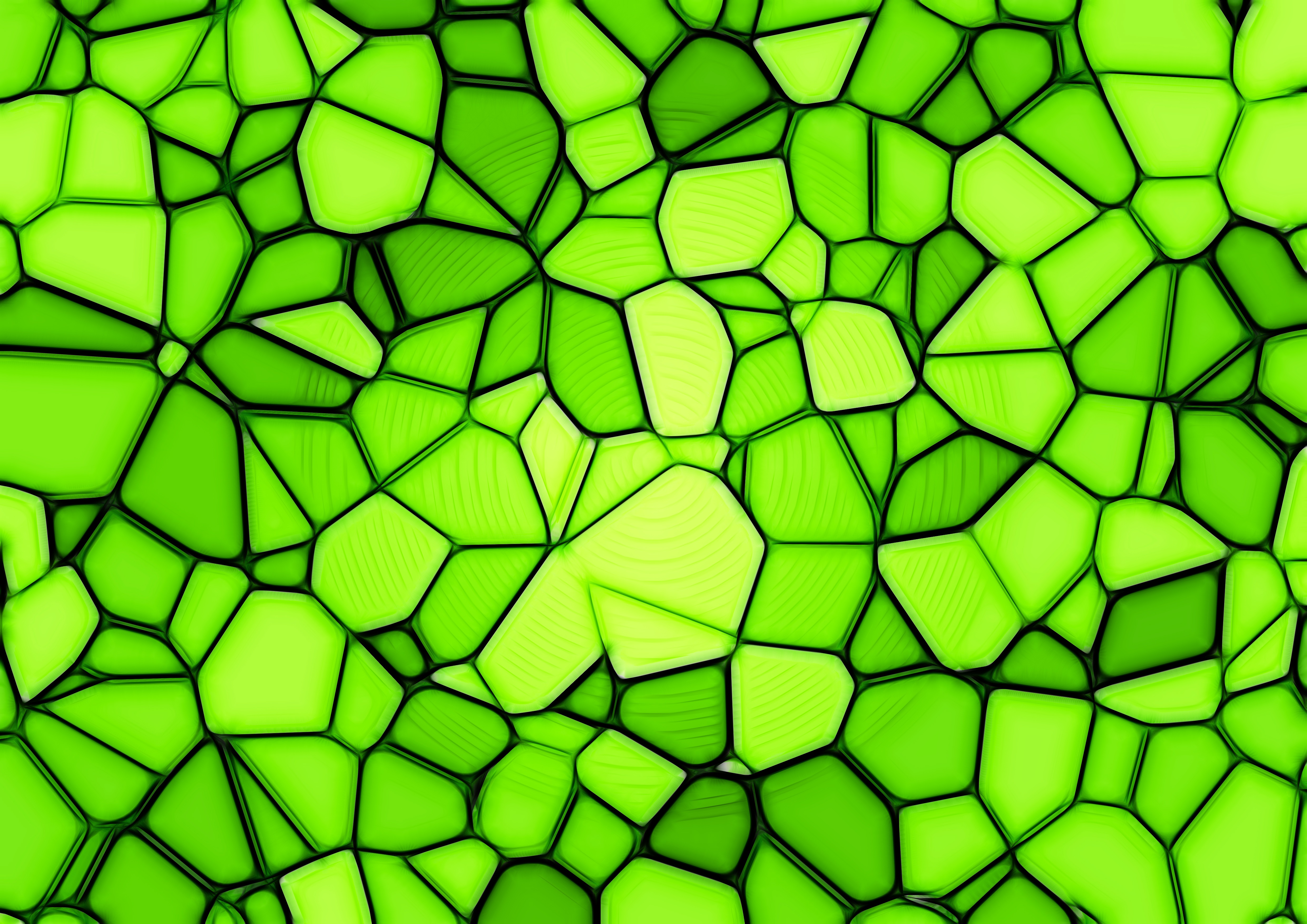 Зеленые соты. Зеленые обои. Зеленая абстракция. Геометрическая абстракция. Абстрактный геометрический узор.