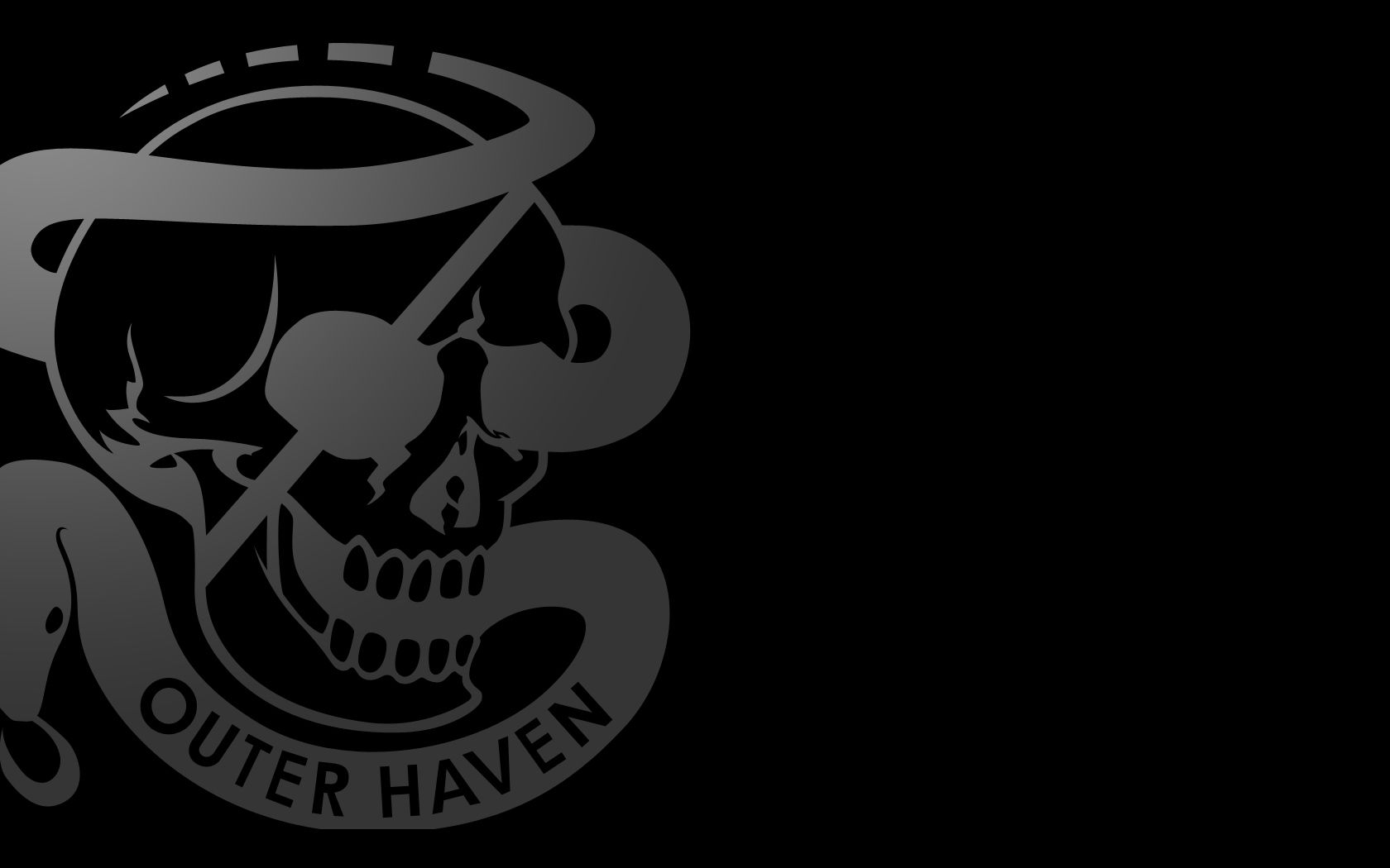 HD wallpaper black, skull, vector, space, symbol, cosmic, logo, logotype, asylum, refuge