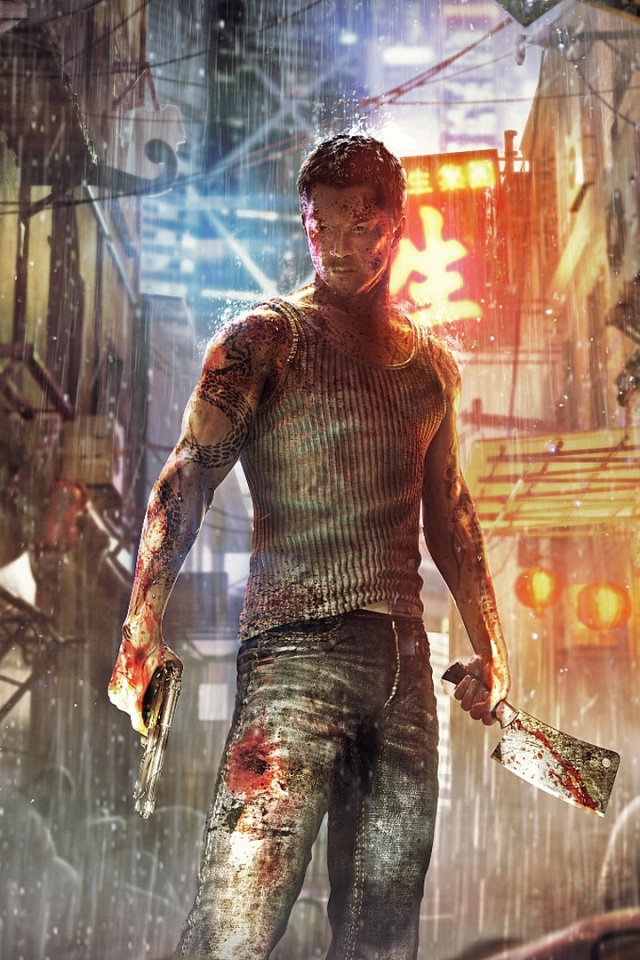 Sleeping Dogs Video Game Tattooed Character iPhone 6 Plus HD Wallpaper