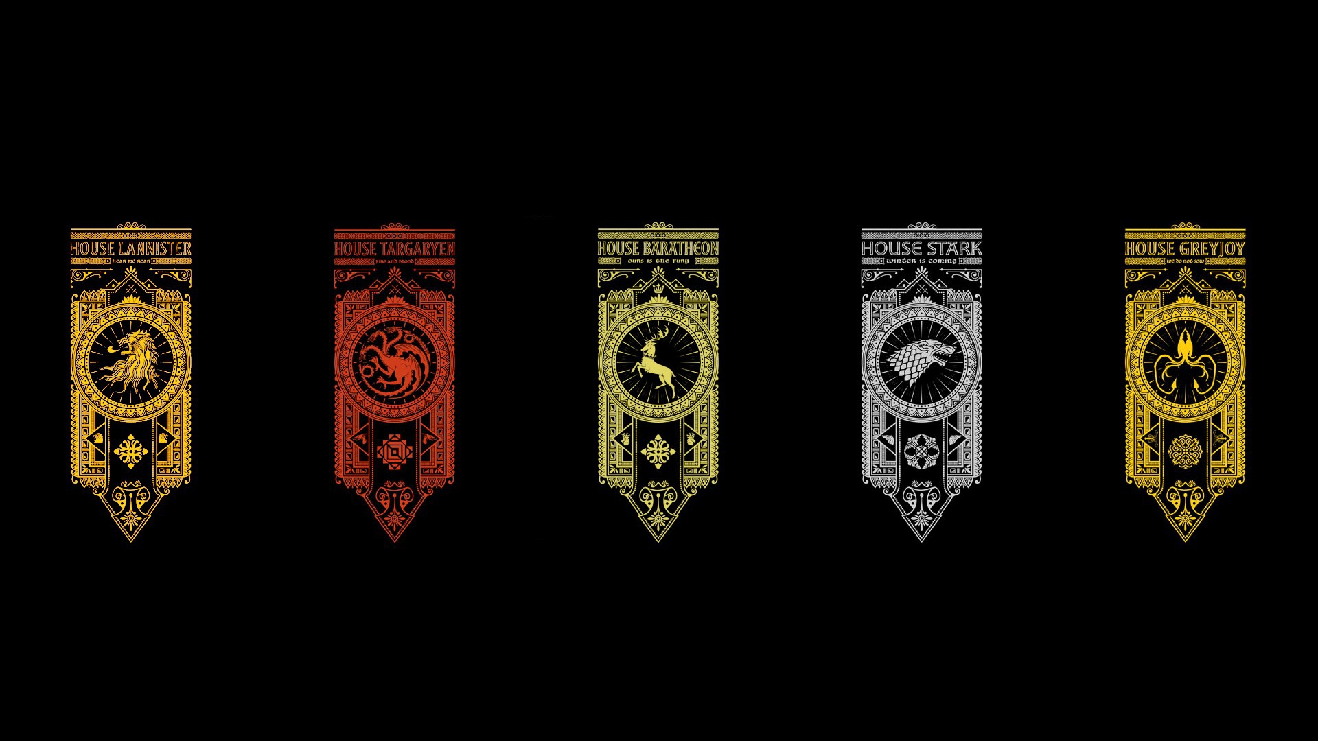 House Targaryen Vertical Background