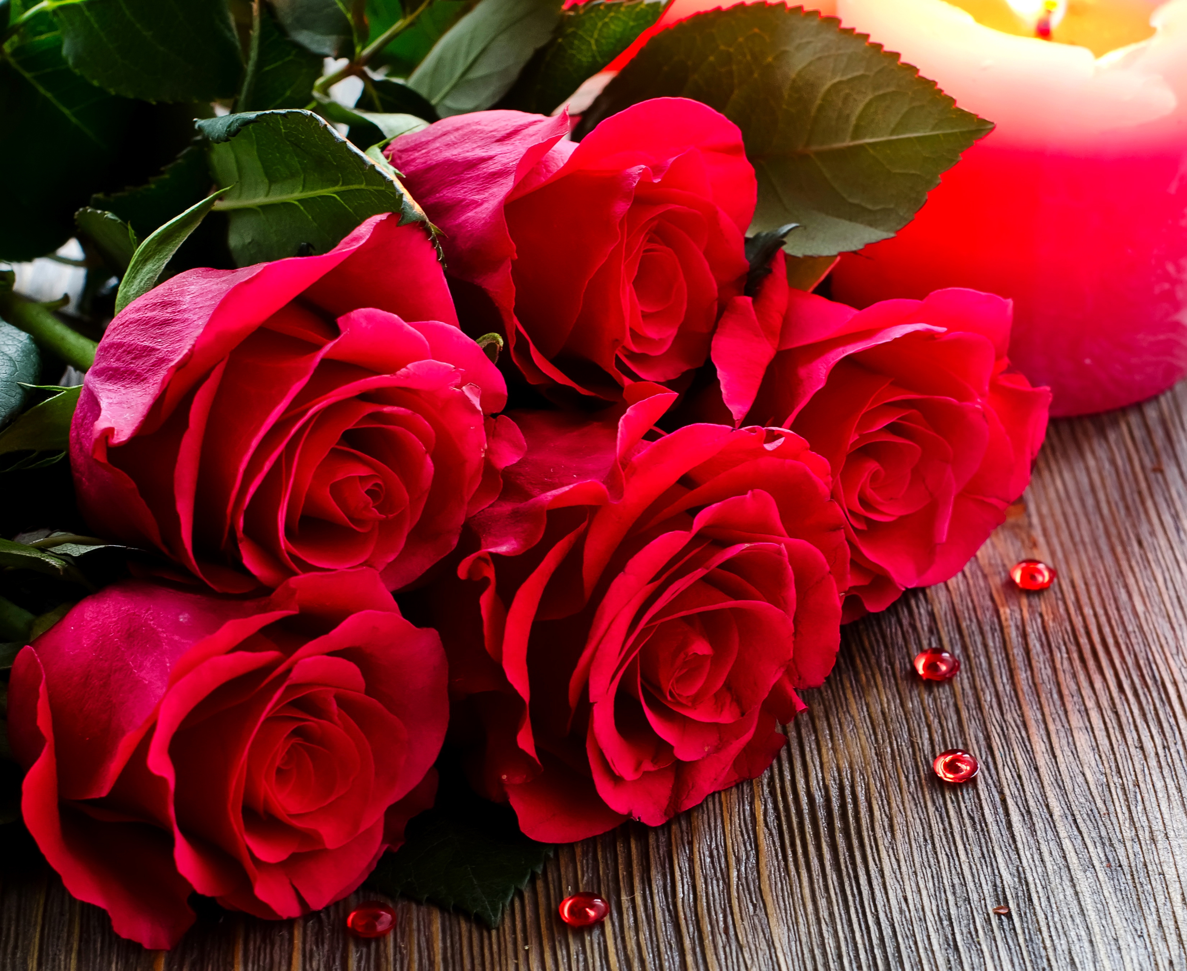 Download PC Wallpaper earth, rose, bouquet, red flower, red rose, flowers