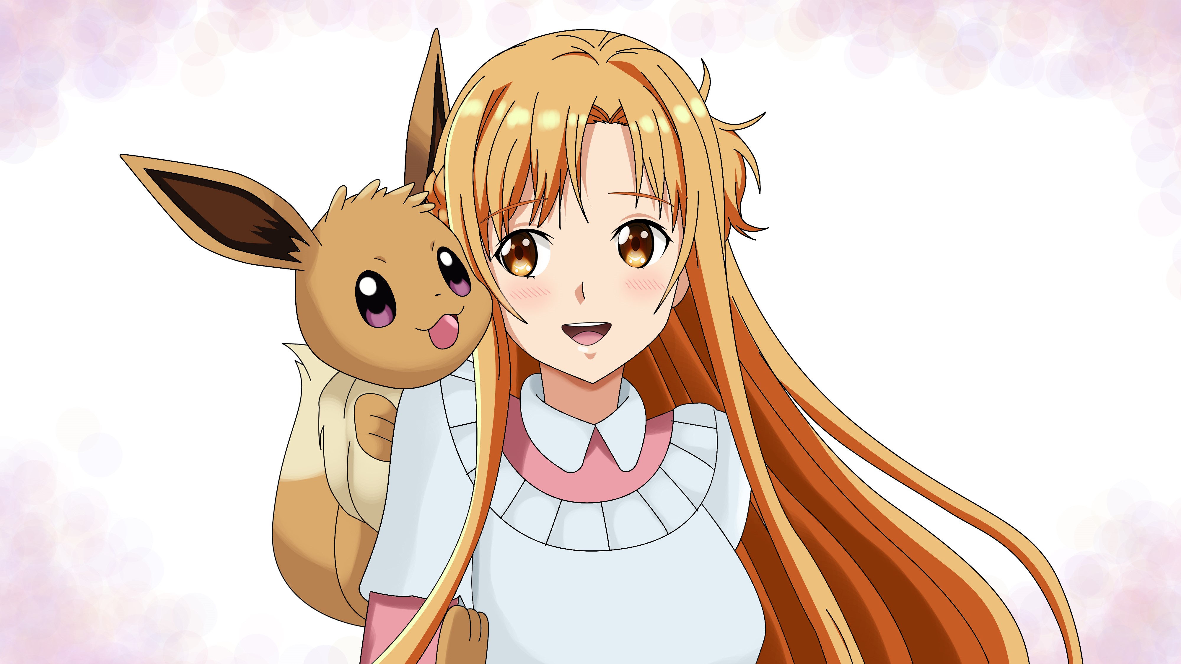 1440x2960px, free download, HD wallpaper: Anime, Crossover, Asuna Yuuki,  Pokémon, Sword Art Online